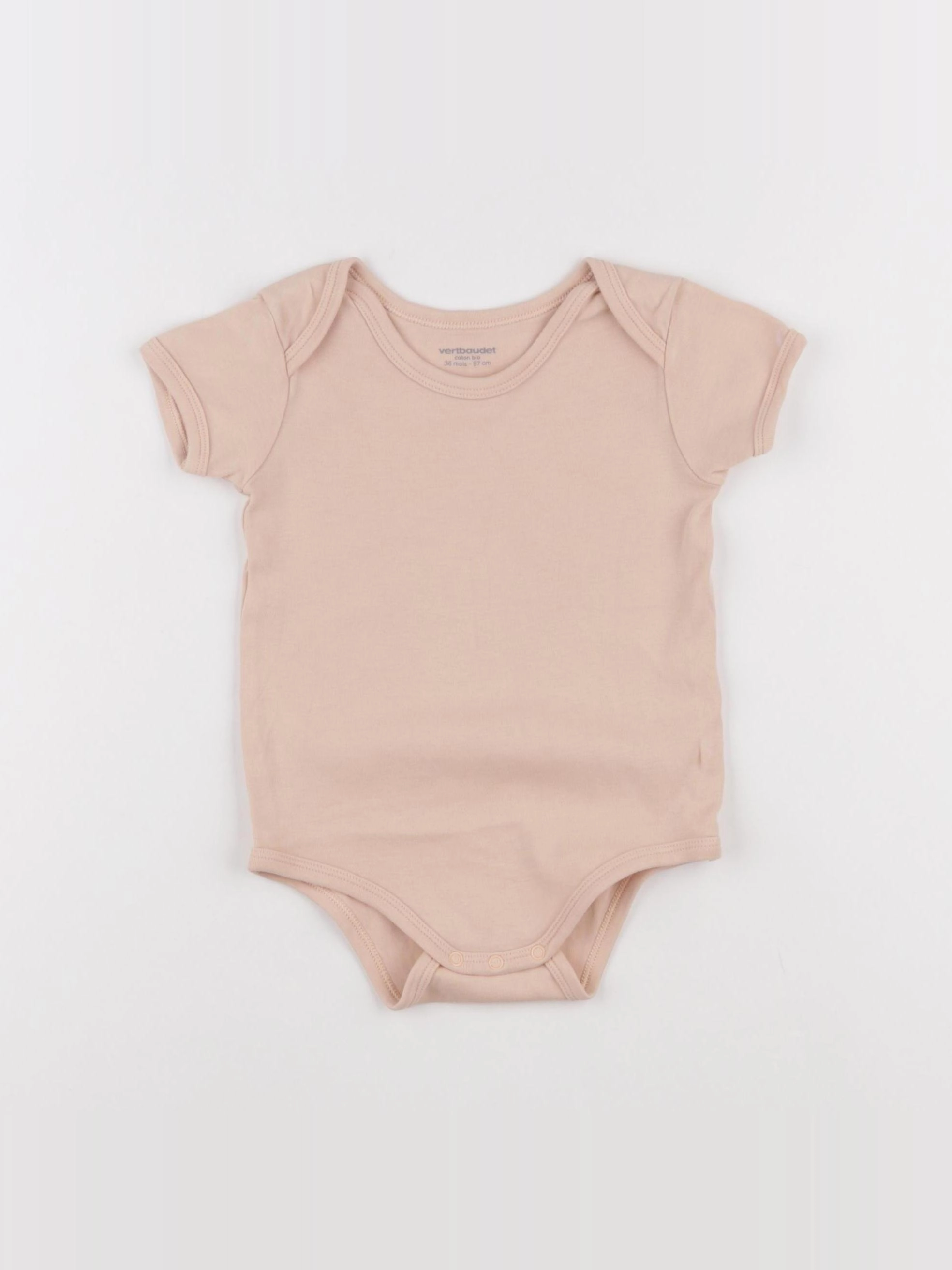 Vertbaudet - body rose - 36 mois