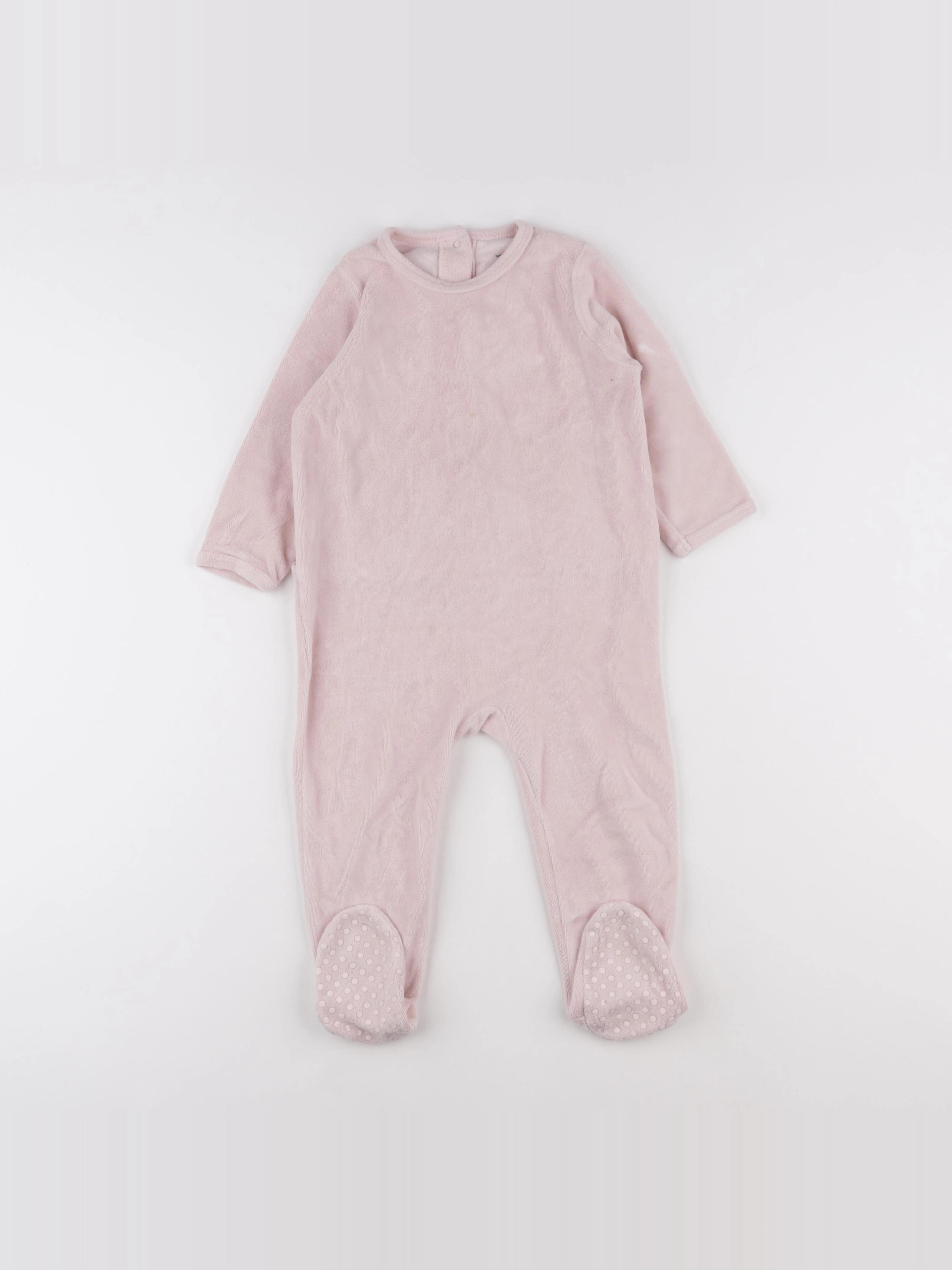 Vertbaudet - pyjama velours rose - 2 ans