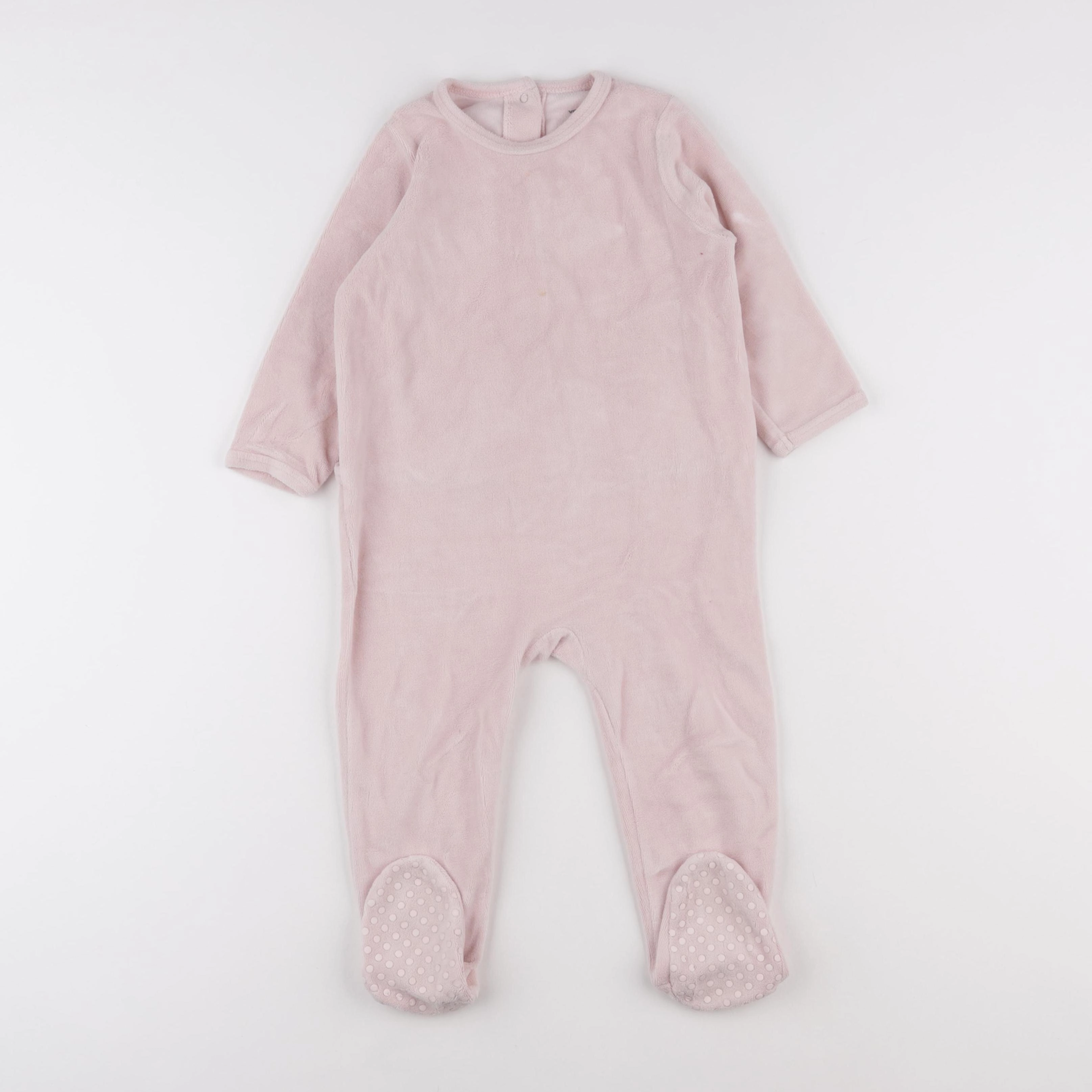 Vertbaudet - pyjama velours rose - 2 ans