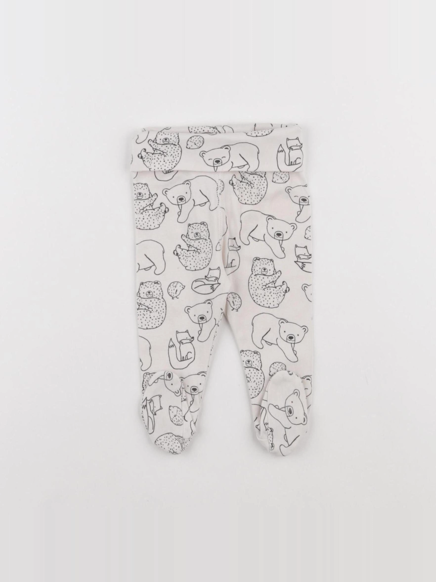 H&M - legging beige - 3 mois