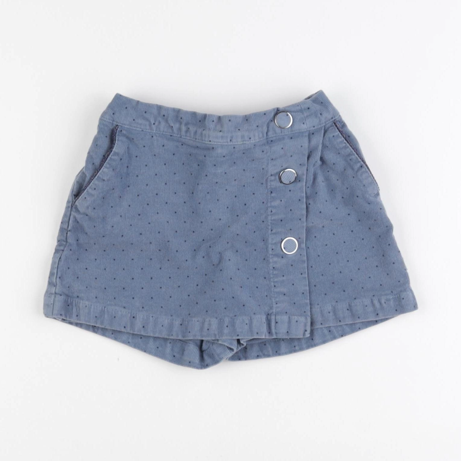 Okaidi - jupe short bleu - 5 ans