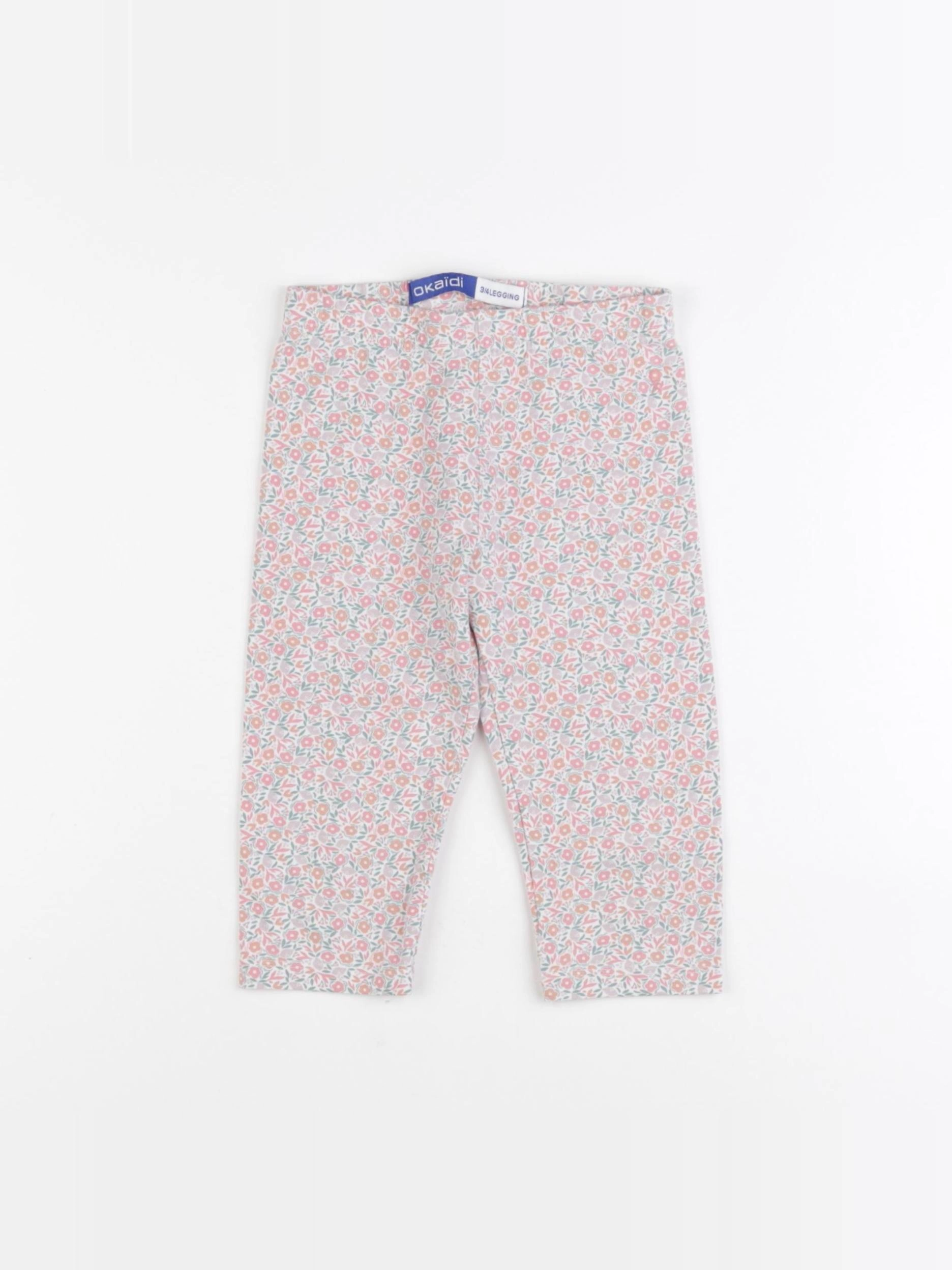 Okaidi - legging court multicolore - 4 ans
