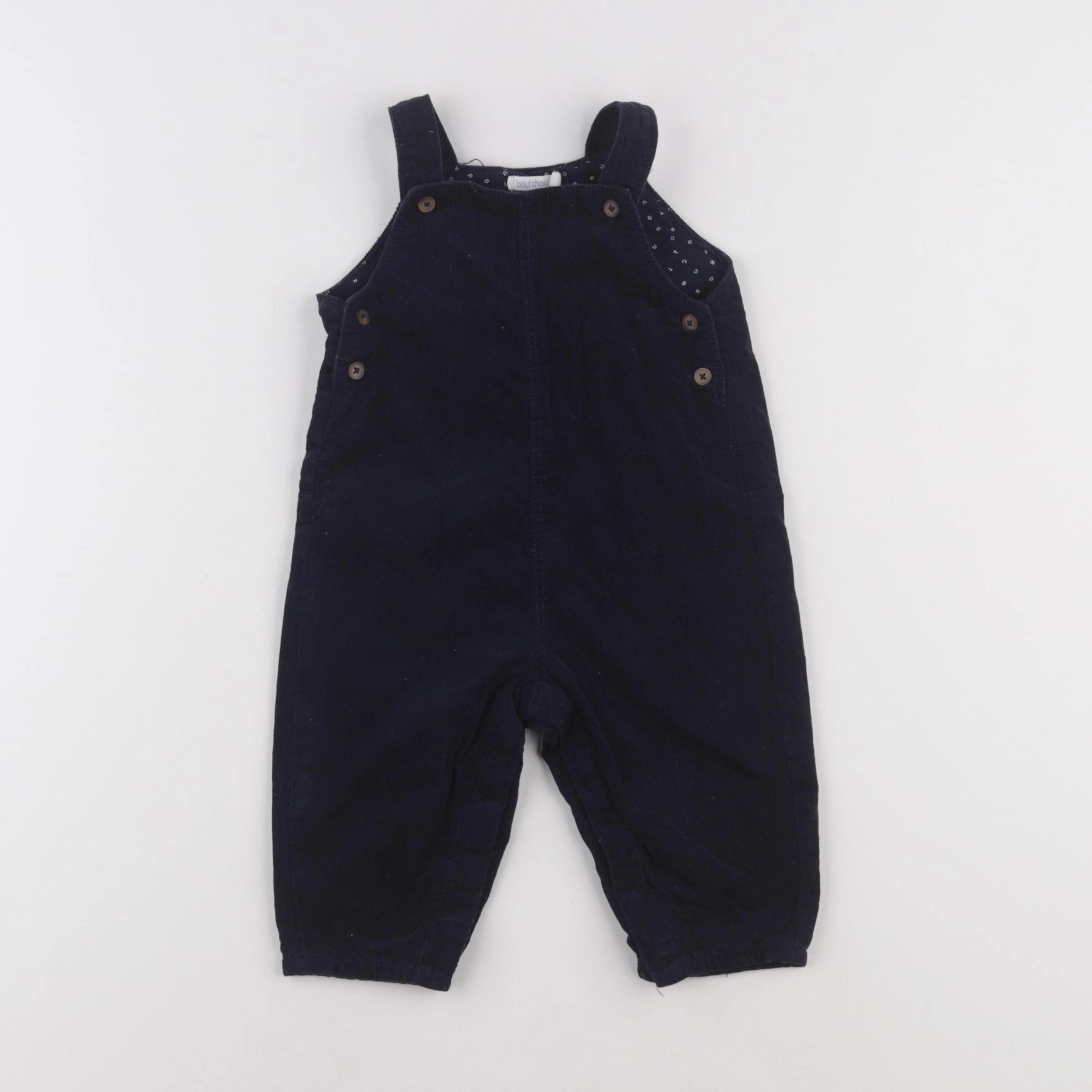 Boutchou - salopette bleu - 6 mois