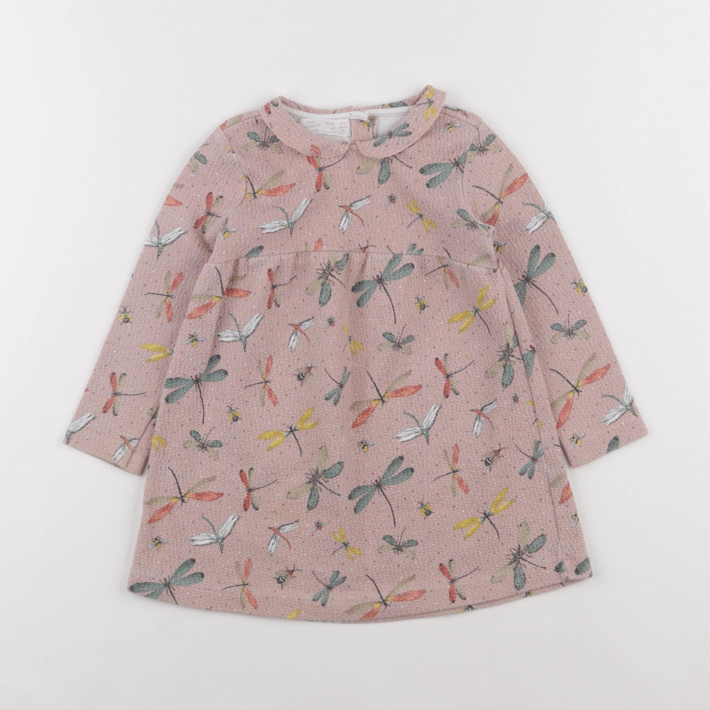 Zara - robe rose - 2/3 ans
