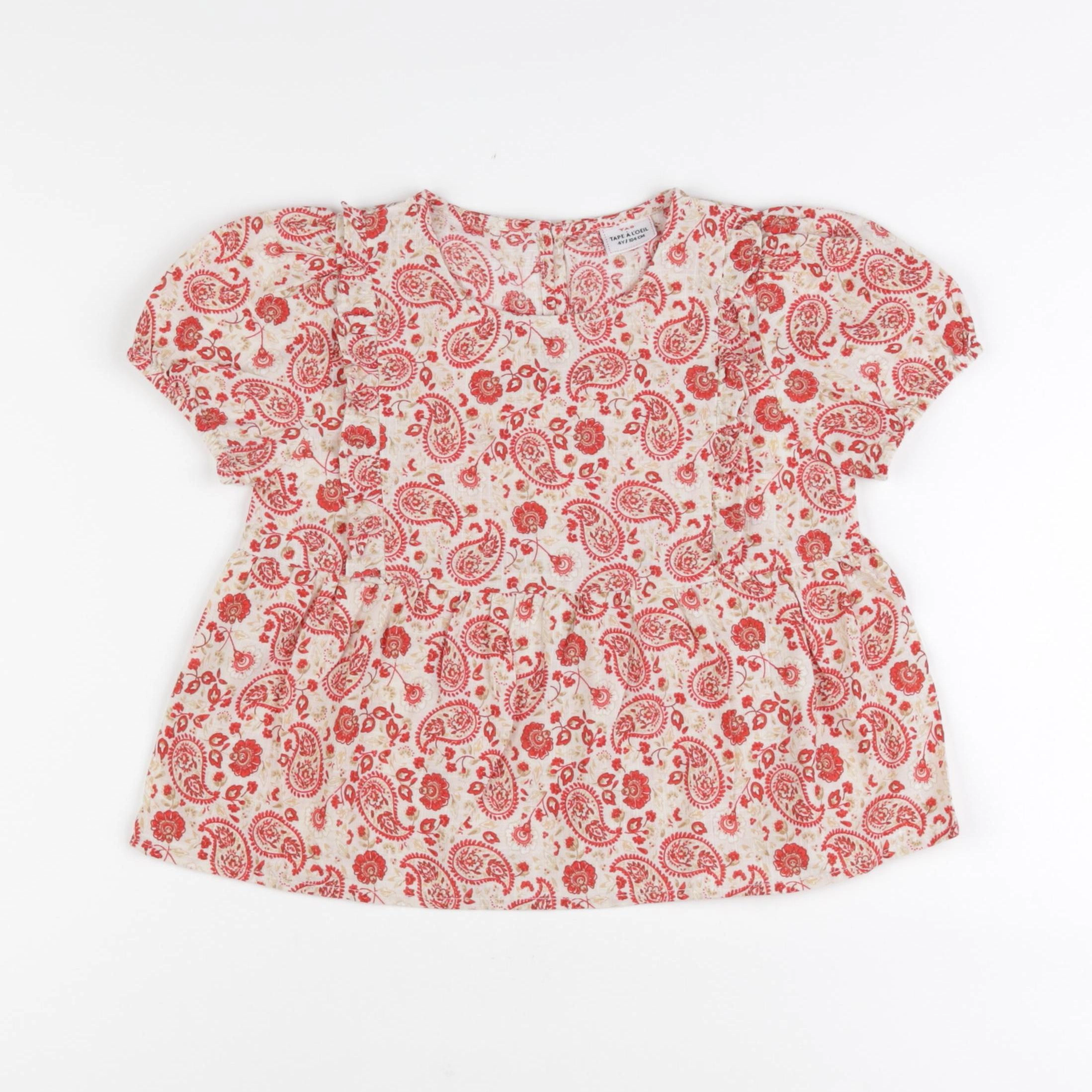 Tape à l'oeil - blouse multicolore - 4 ans