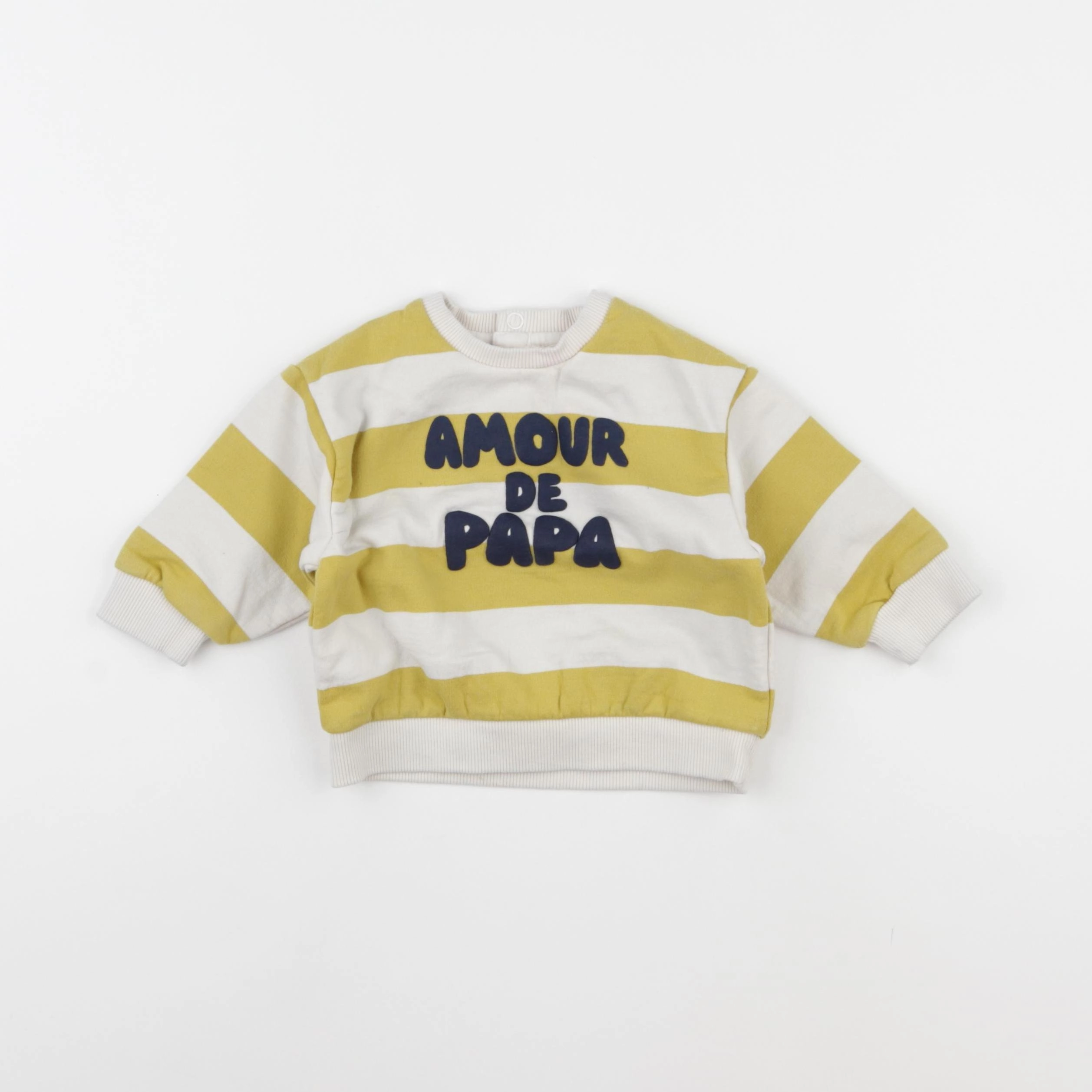 Tape à l'oeil - sweat jaune - 12 mois