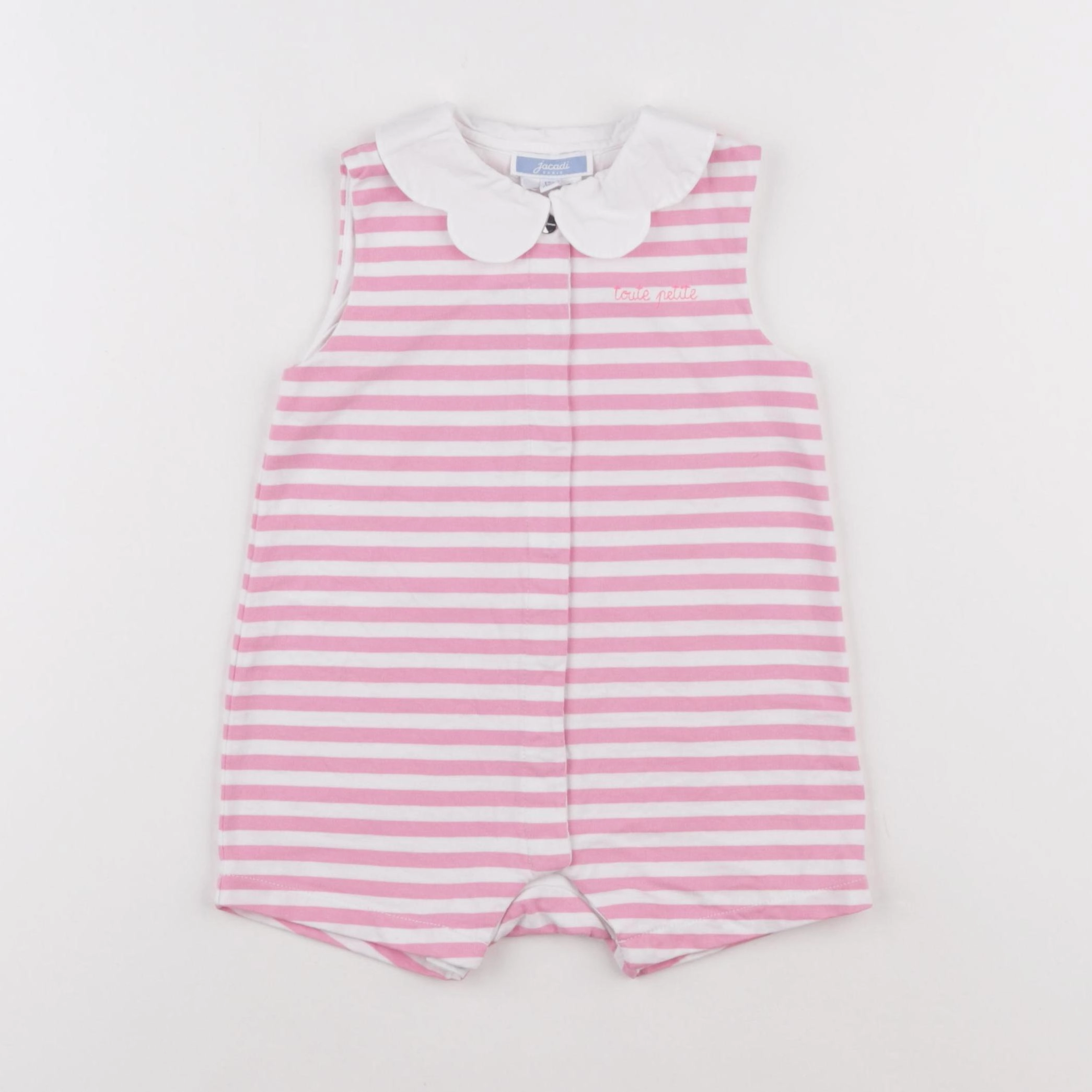 Jacadi - pyjama coton rose - 12 mois