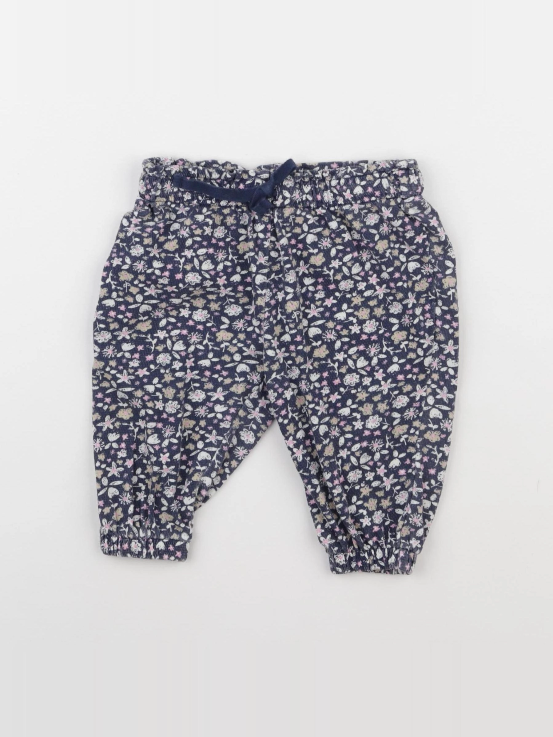 H&M - sarouel multicolore - 6/9 mois