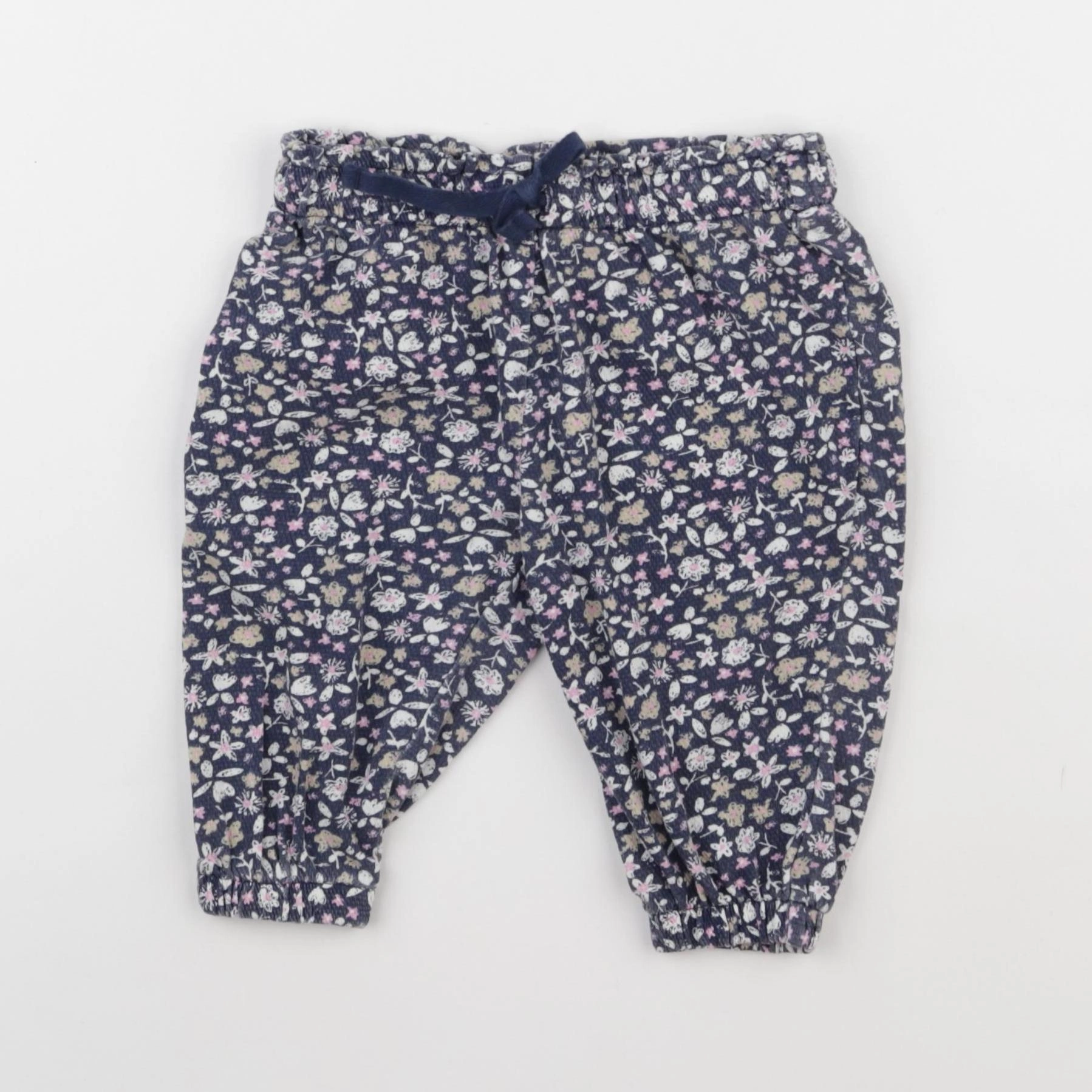 H&M - sarouel multicolore - 6/9 mois