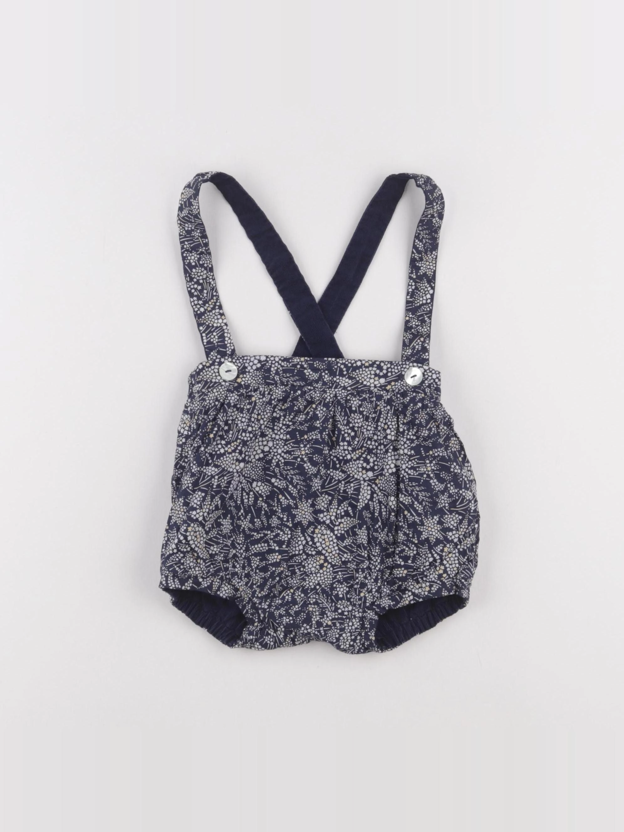 Jacadi - short réversible bleu - 12 mois