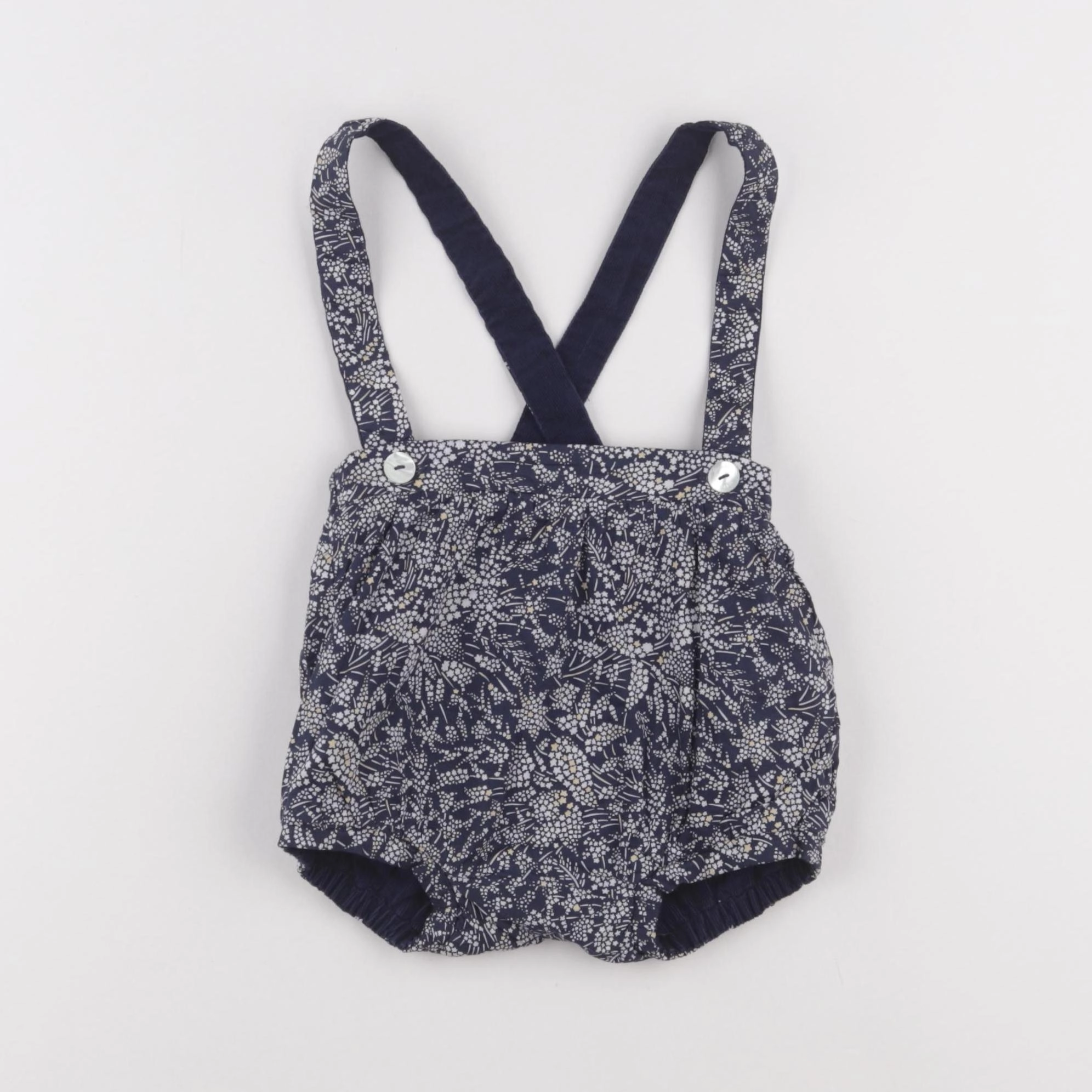 Jacadi - short réversible bleu - 12 mois