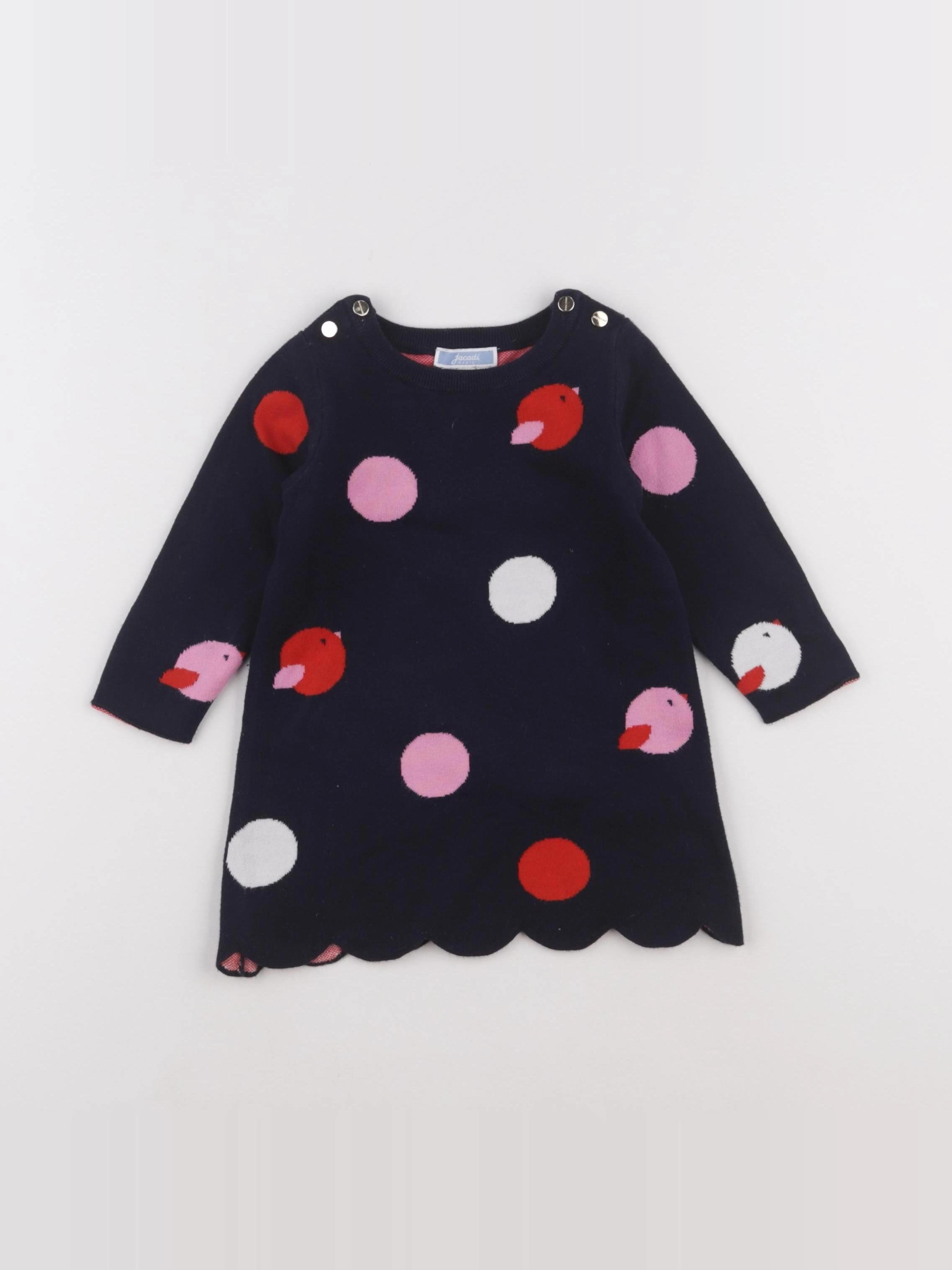 Jacadi - robe bleu - 12 mois