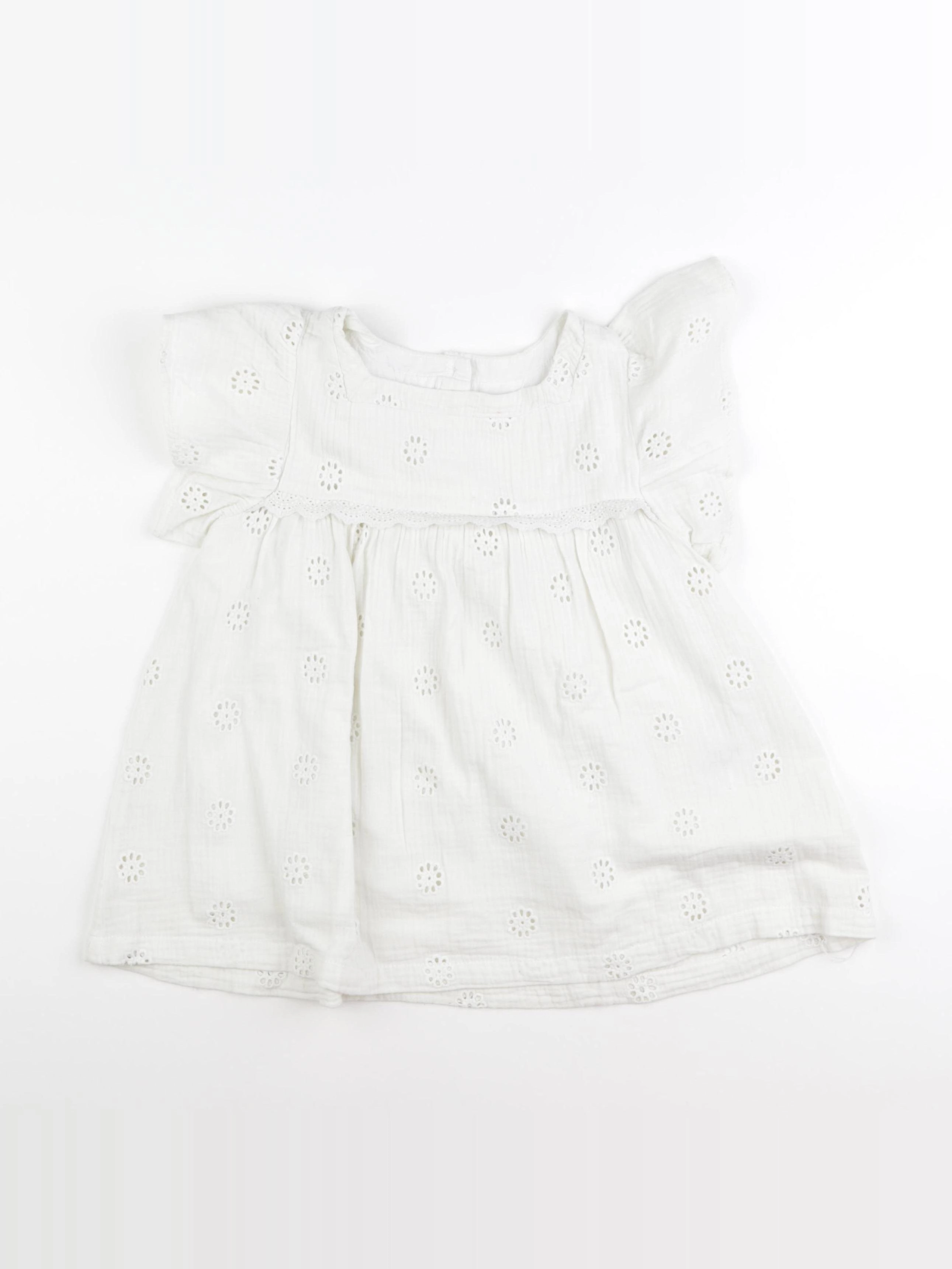 Vertbaudet - blouse blanc - 10 ans