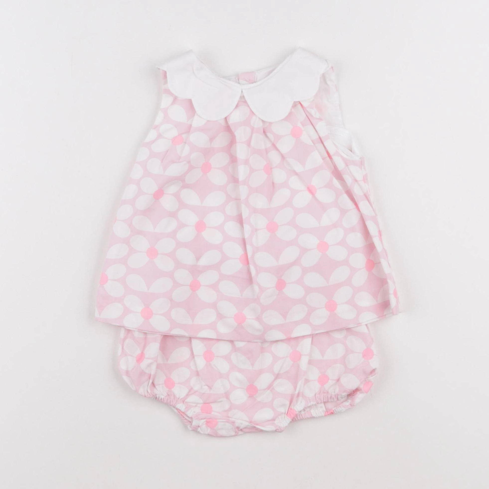 Jacadi - ensemble rose - 12 mois