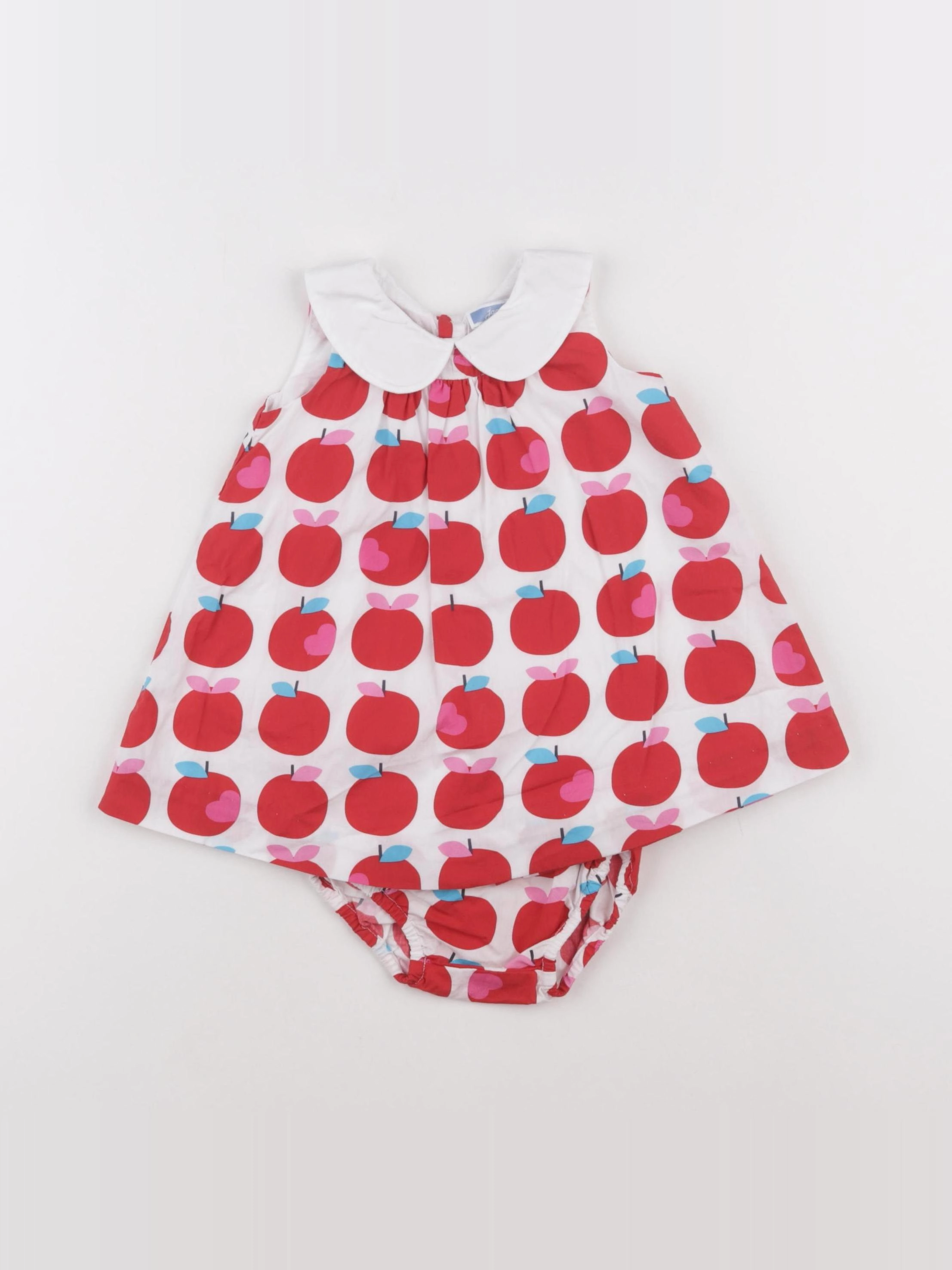 Jacadi - robe rouge - 6 mois