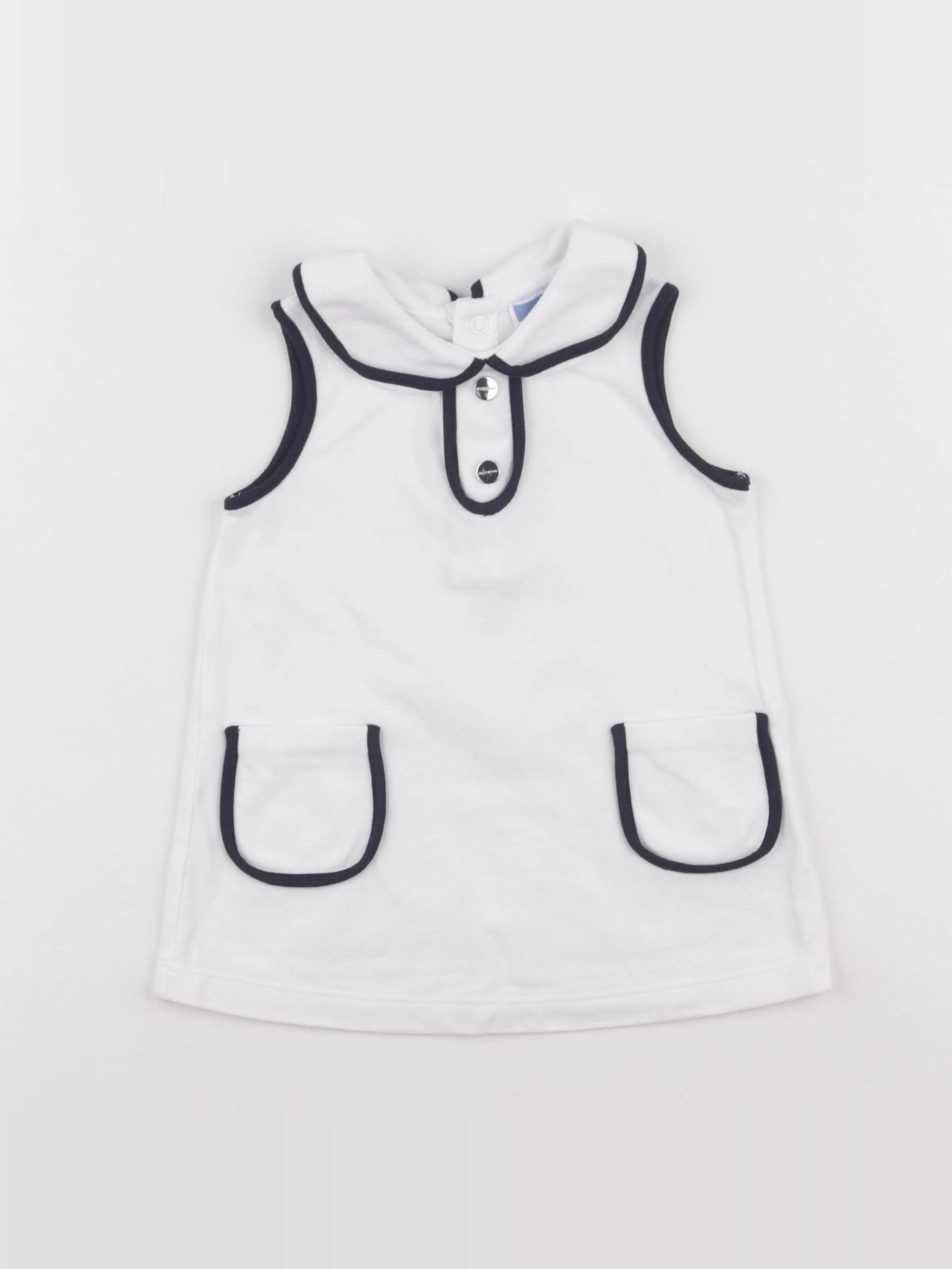 Jacadi - robe blanc - 12 mois