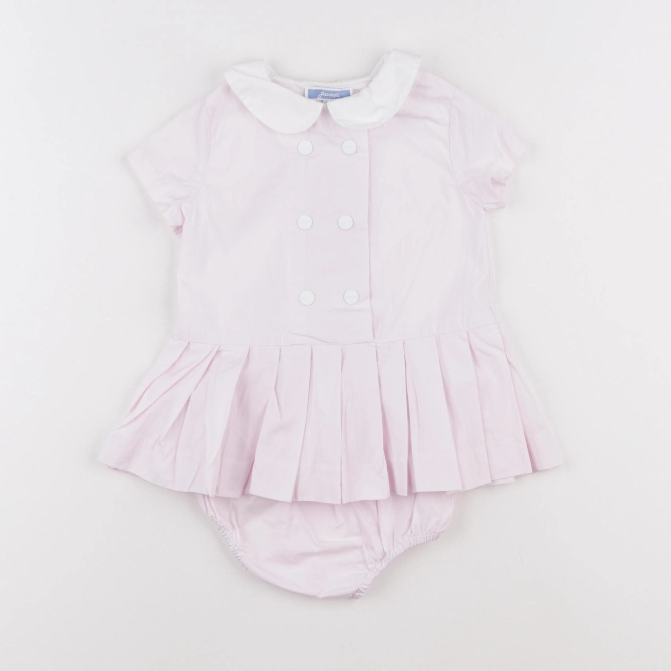 Jacadi - robe rose - 12 mois