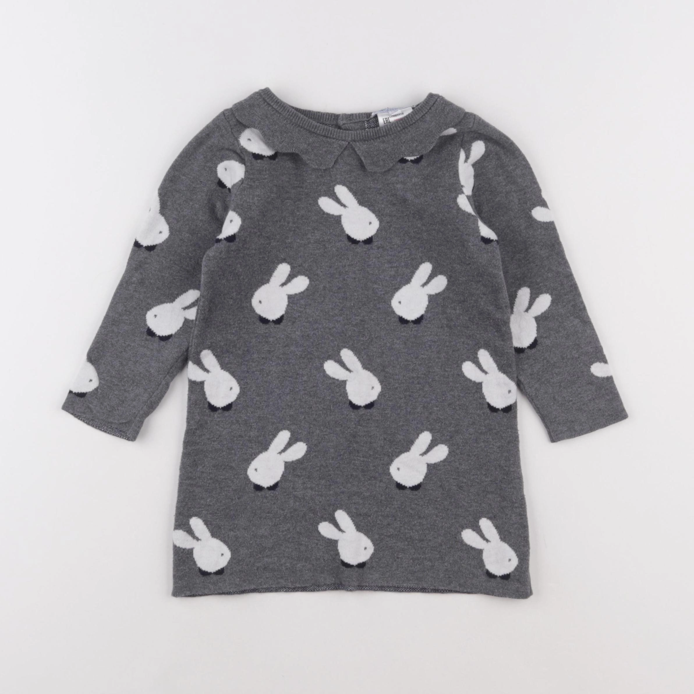Jacadi - robe gris - 24 mois