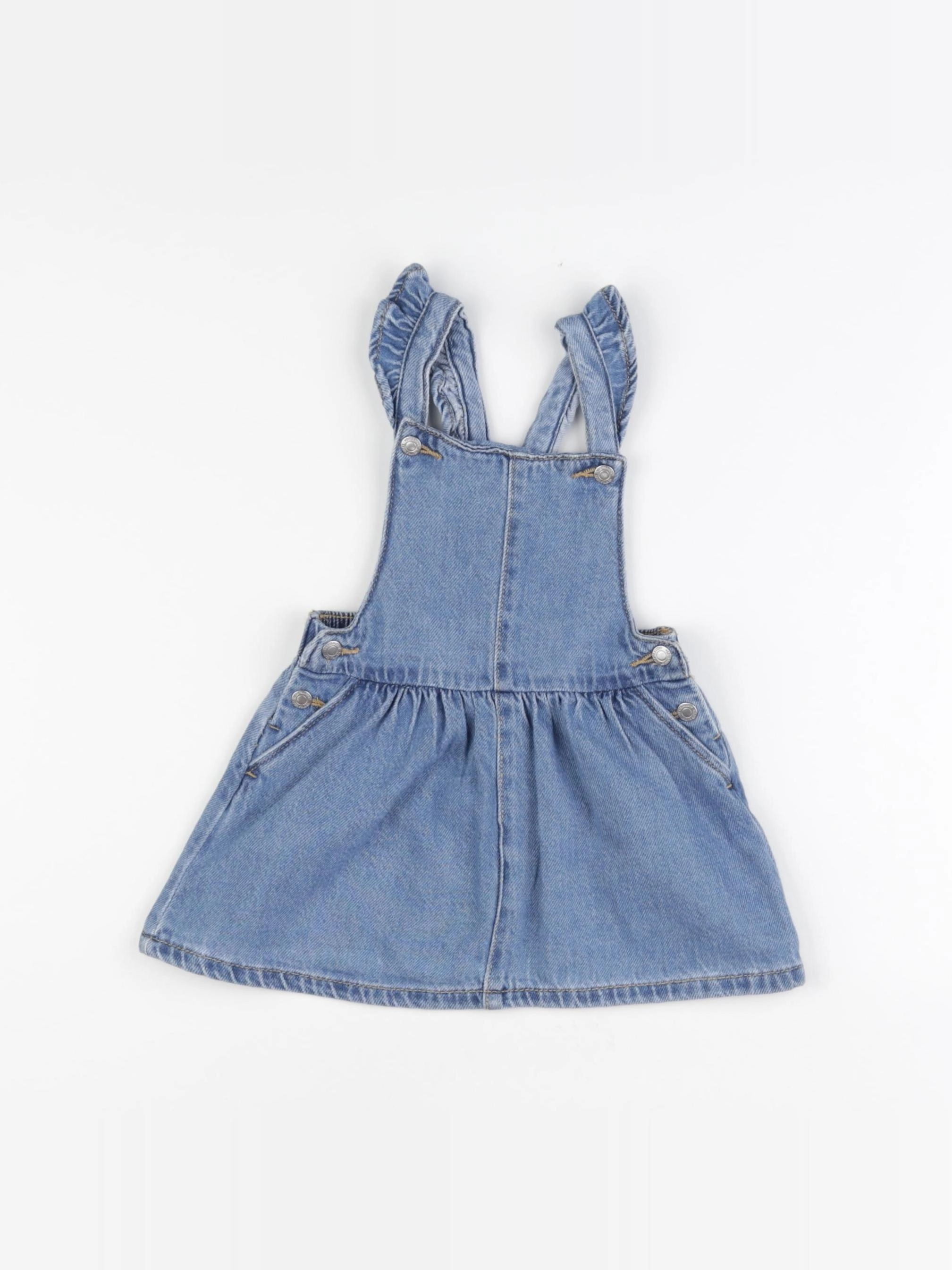 Vertbaudet - robe bleu - 12 mois