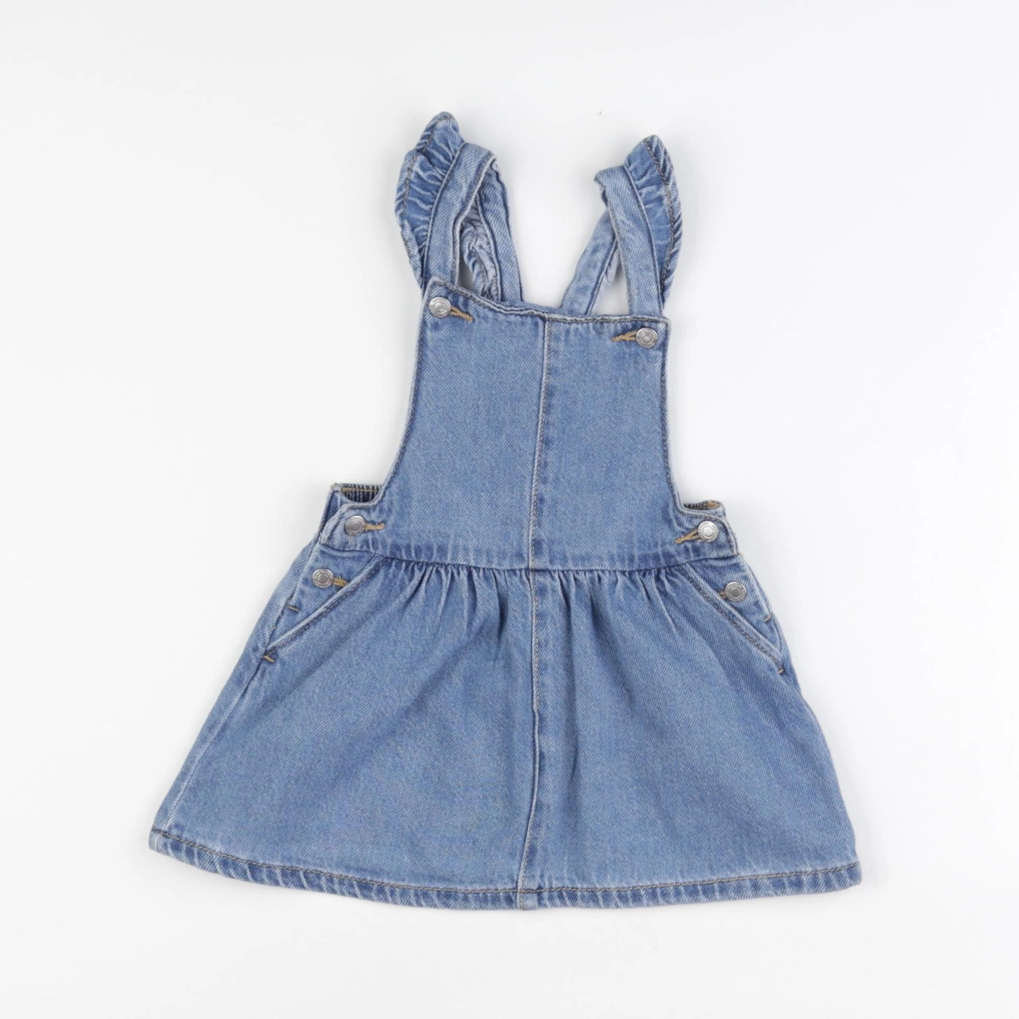 Vertbaudet - robe bleu - 12 mois