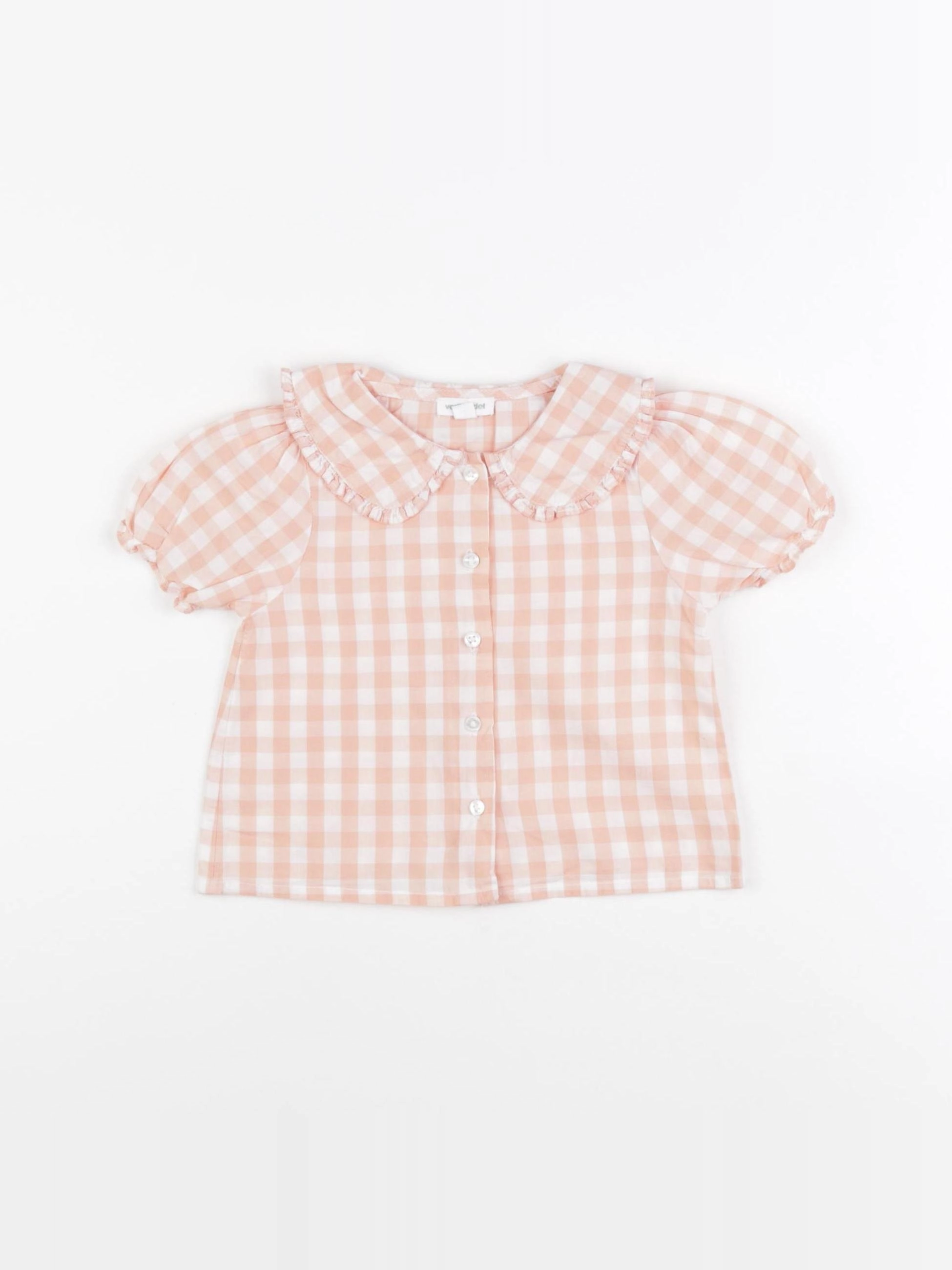 Vertbaudet - blouse rose - 12 mois