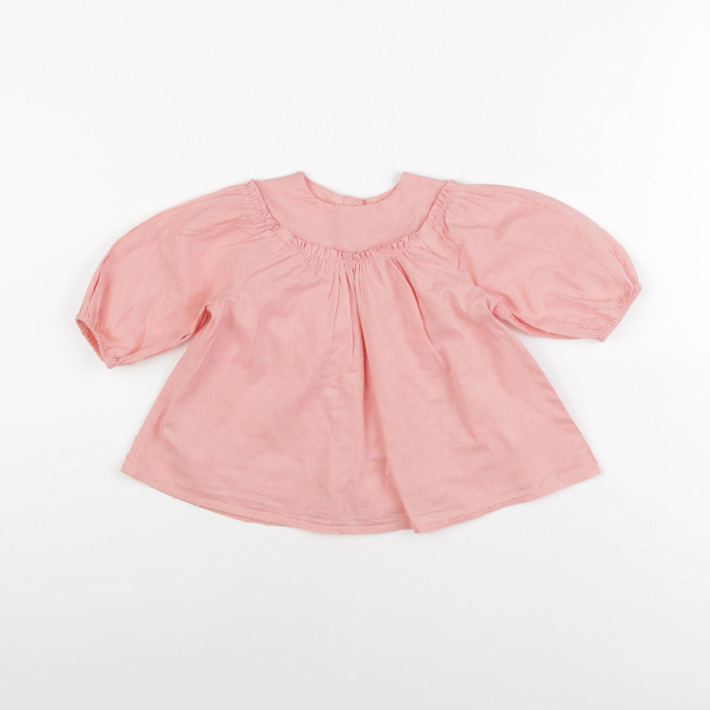 Vertbaudet - robe rose - 3 mois