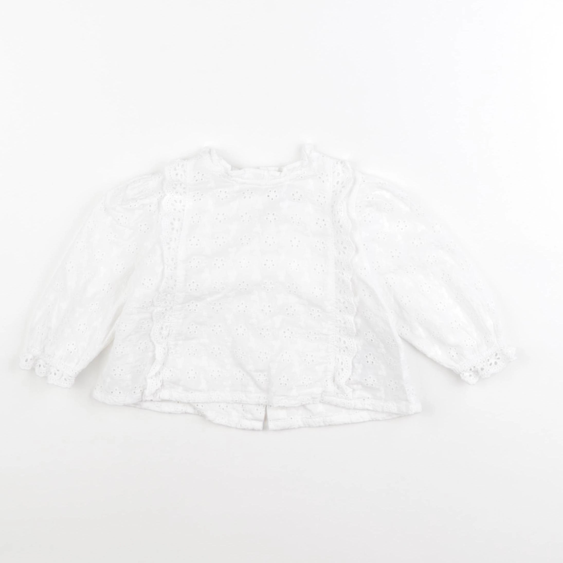 Vertbaudet - blouse blanc - 12 mois