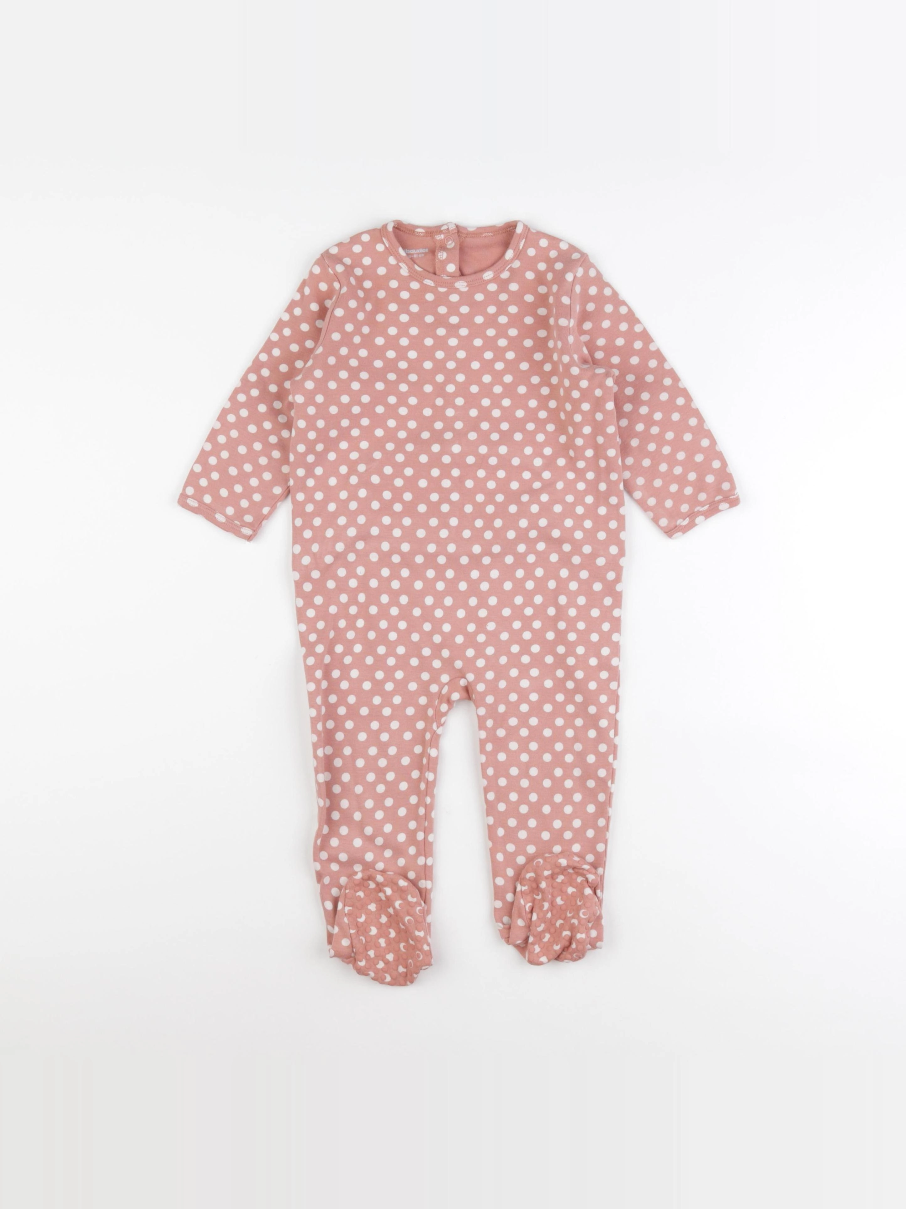 Vertbaudet - pyjama coton rose - 18 mois