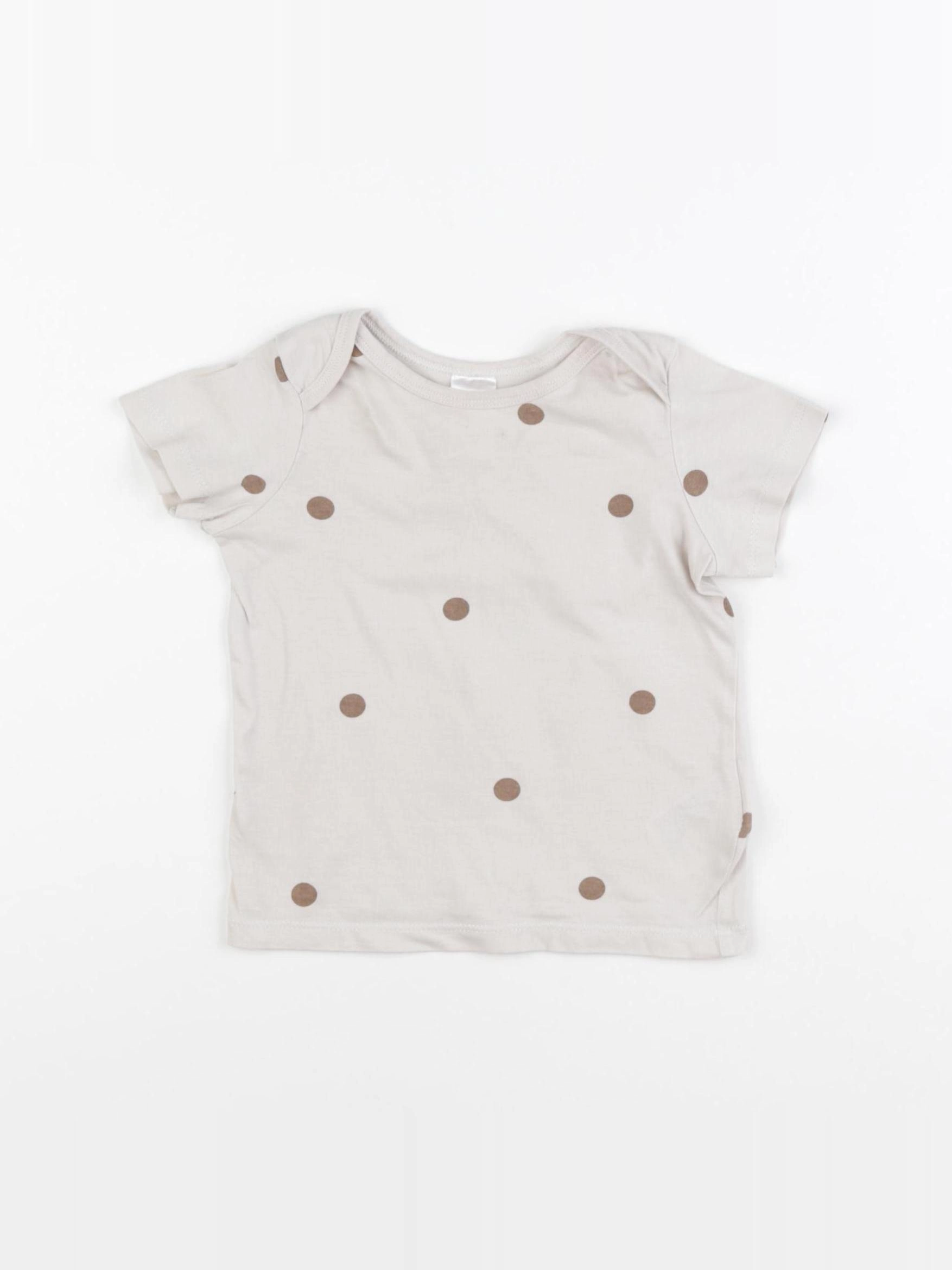 H&M - maillot de corps beige - 6/9 mois