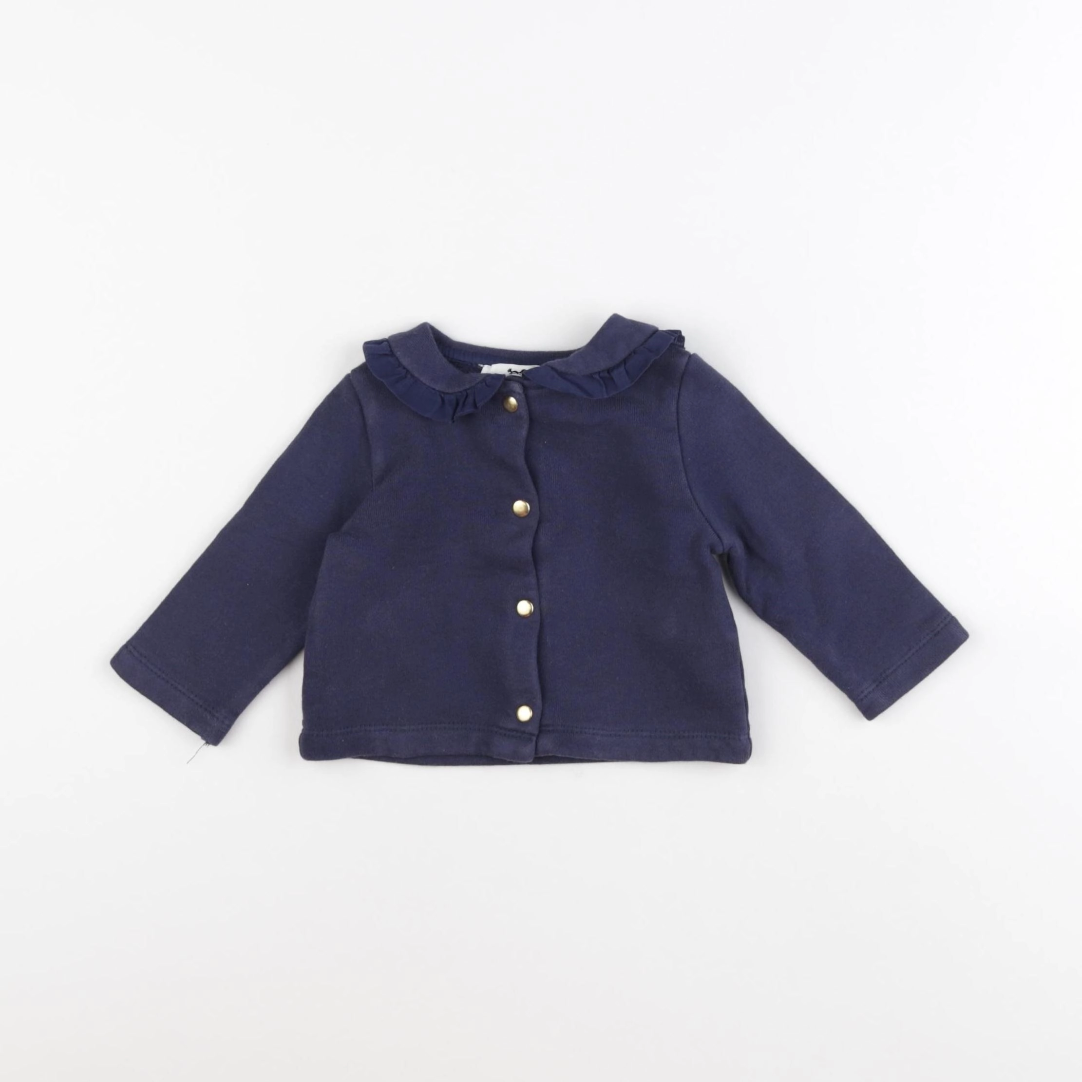 Cyrillus - sweat bleu - 9 mois