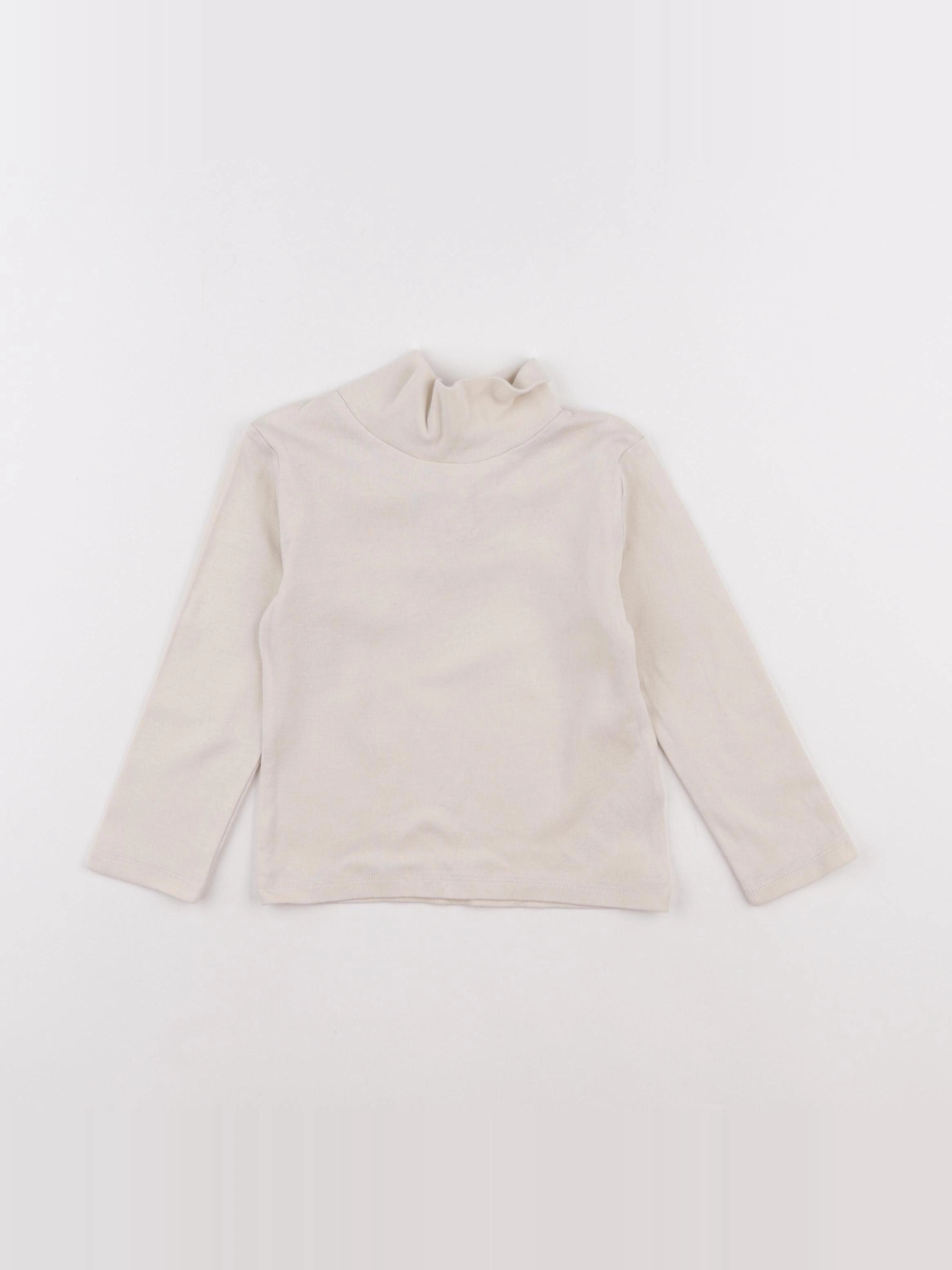 Vertbaudet - sous-pull beige - 2 ans