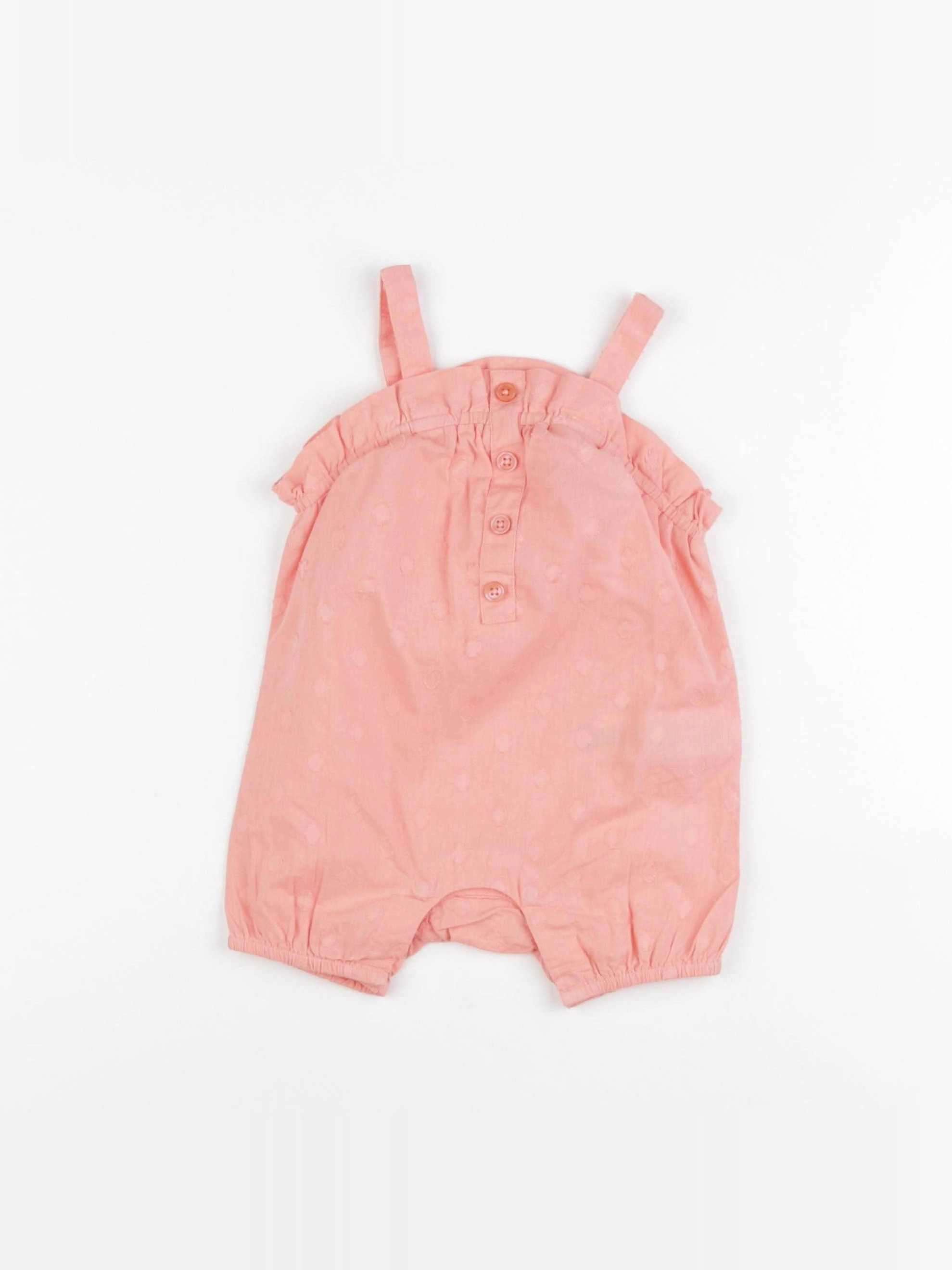 La Redoute - combinaison orange - 3 mois