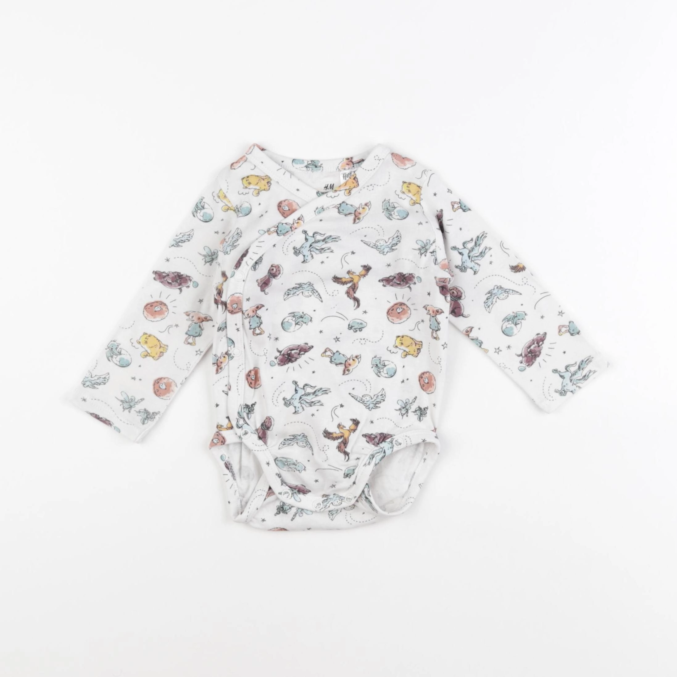 H&M - body multicolore - 3/6 mois