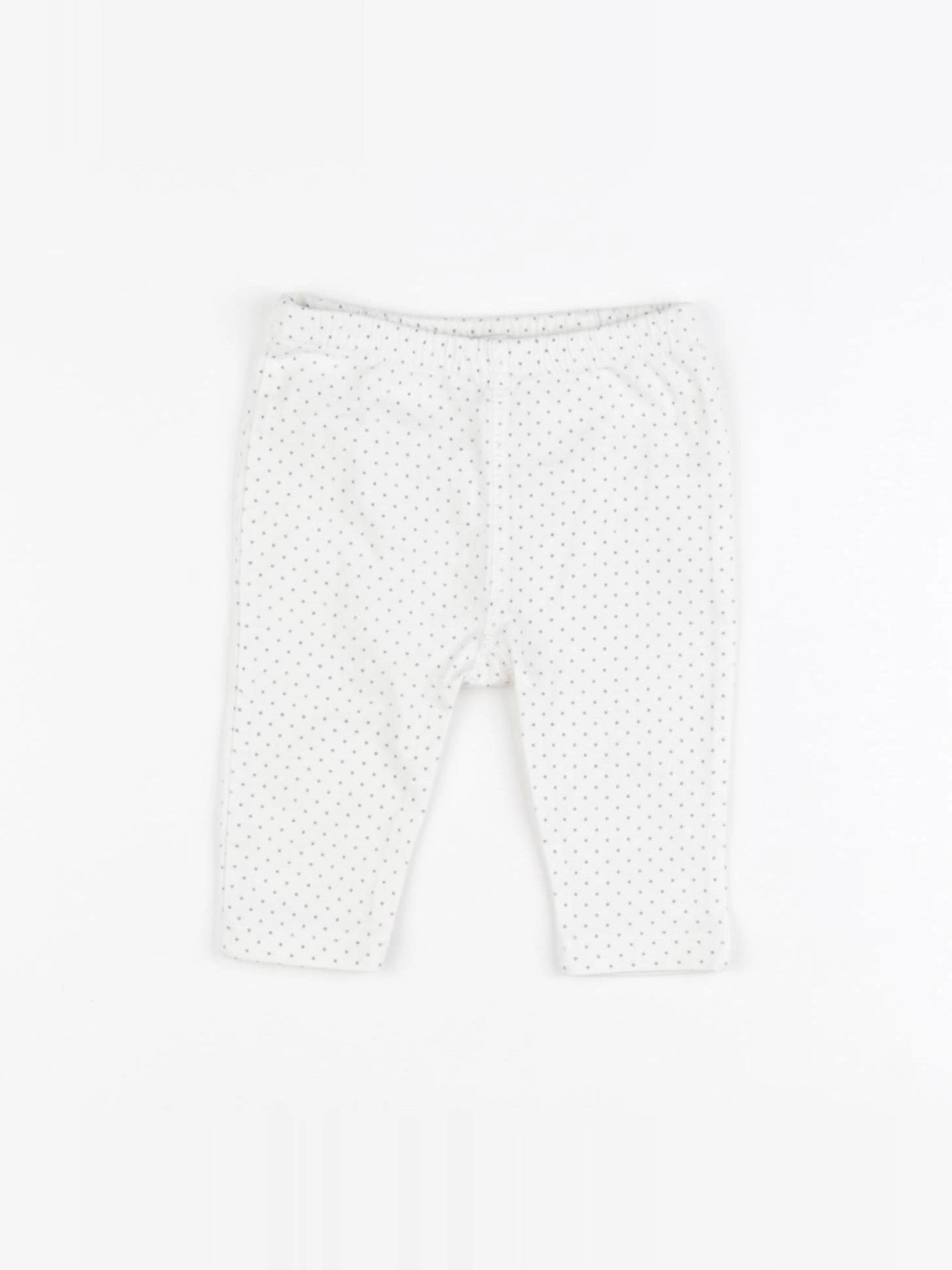 La Redoute - legging blanc - 3 mois