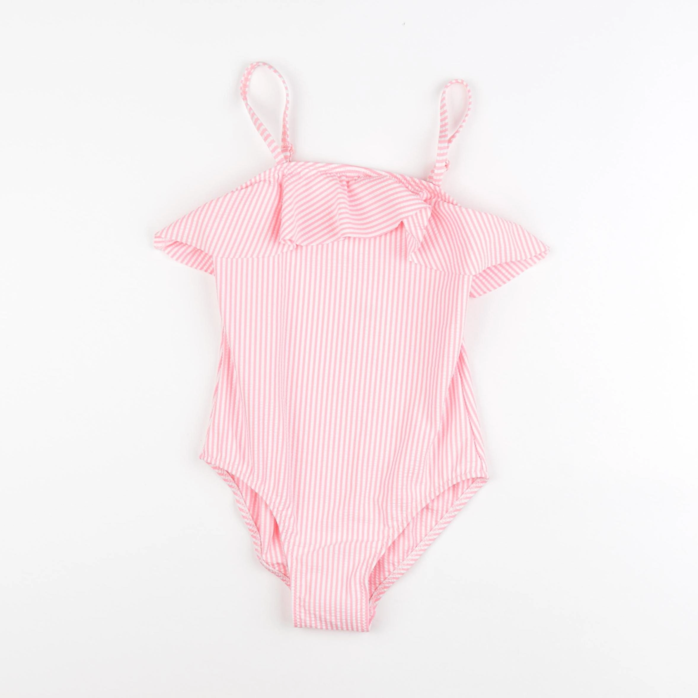 Okaidi - maillot de bain rose fluo - 8 ans