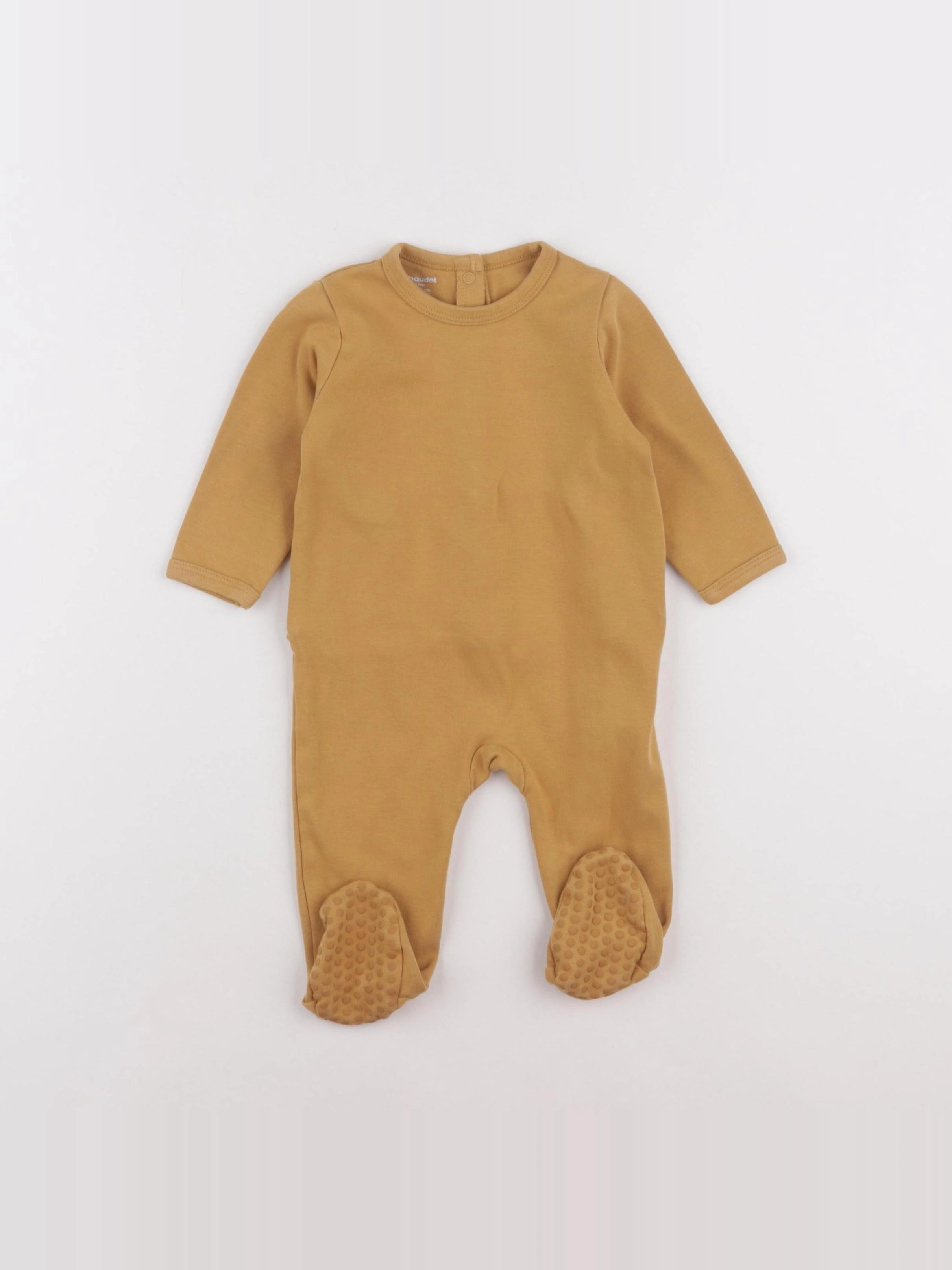 Vertbaudet - pyjama coton jaune - 9 mois
