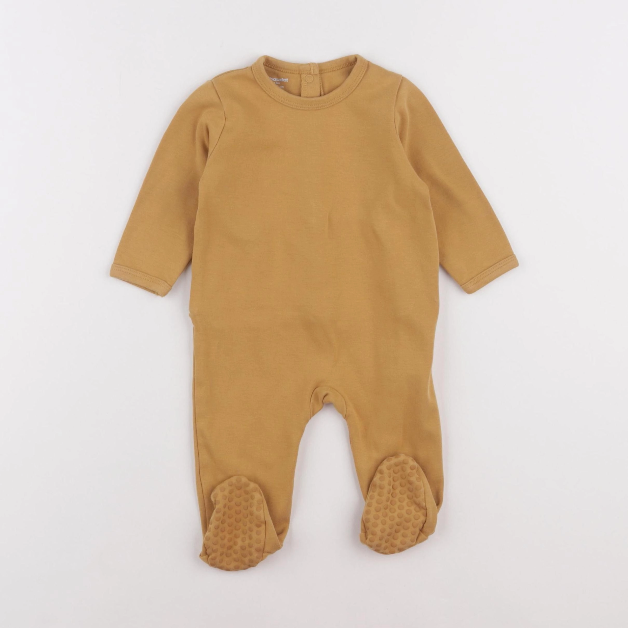 Vertbaudet - pyjama coton jaune - 9 mois