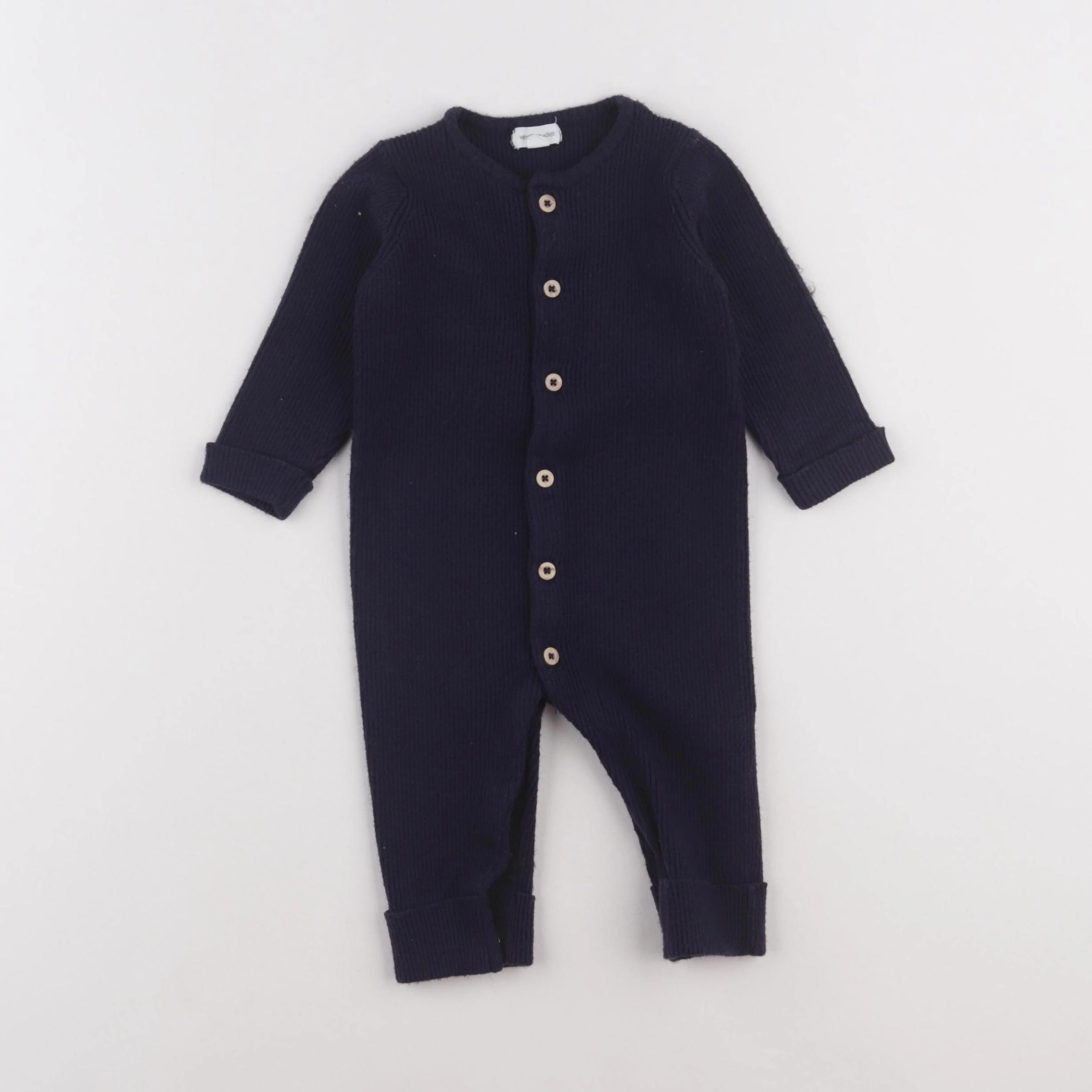 Vertbaudet - combinaison bleu - 9 mois