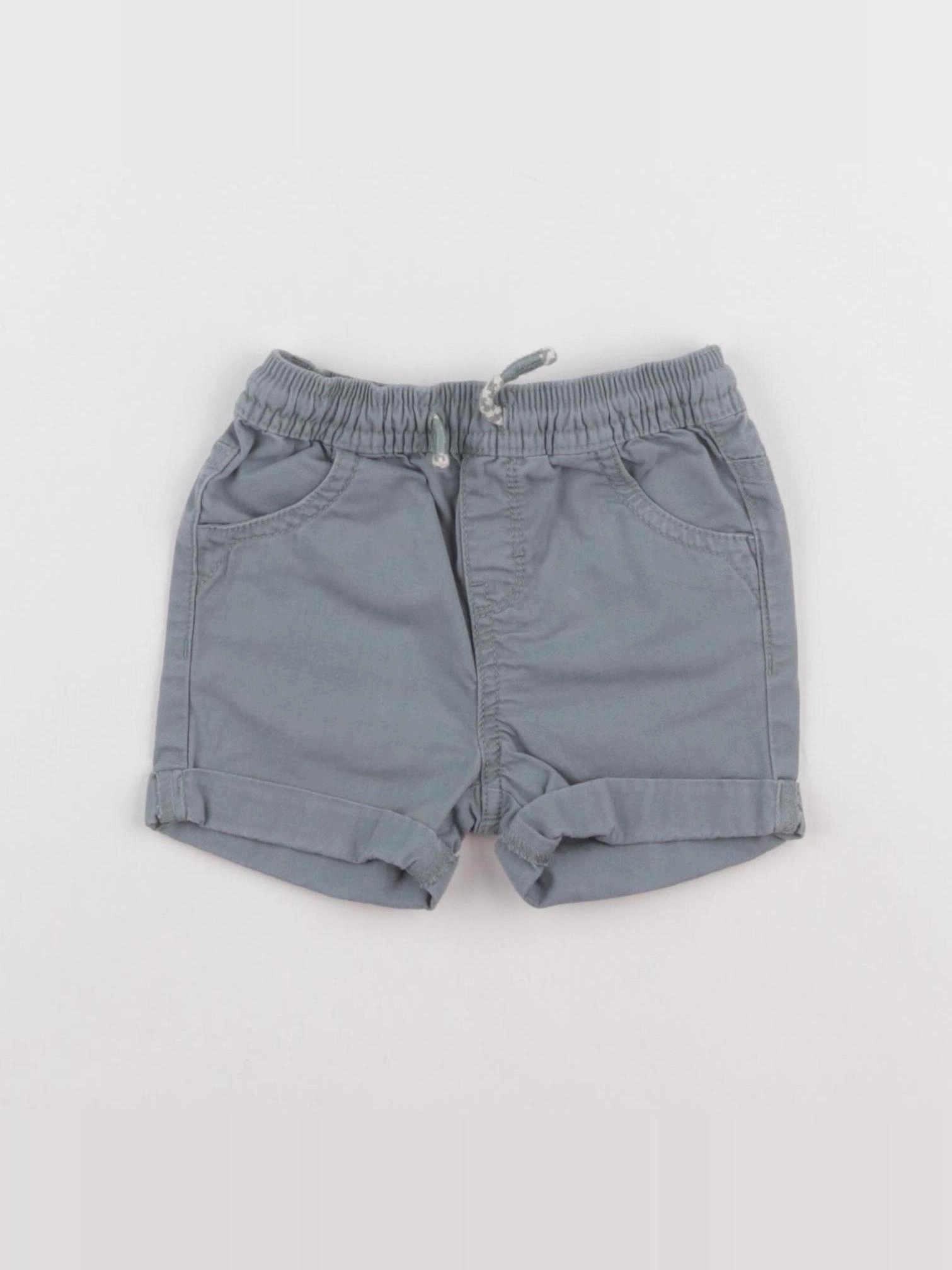 Vertbaudet - short bleu - 9 mois