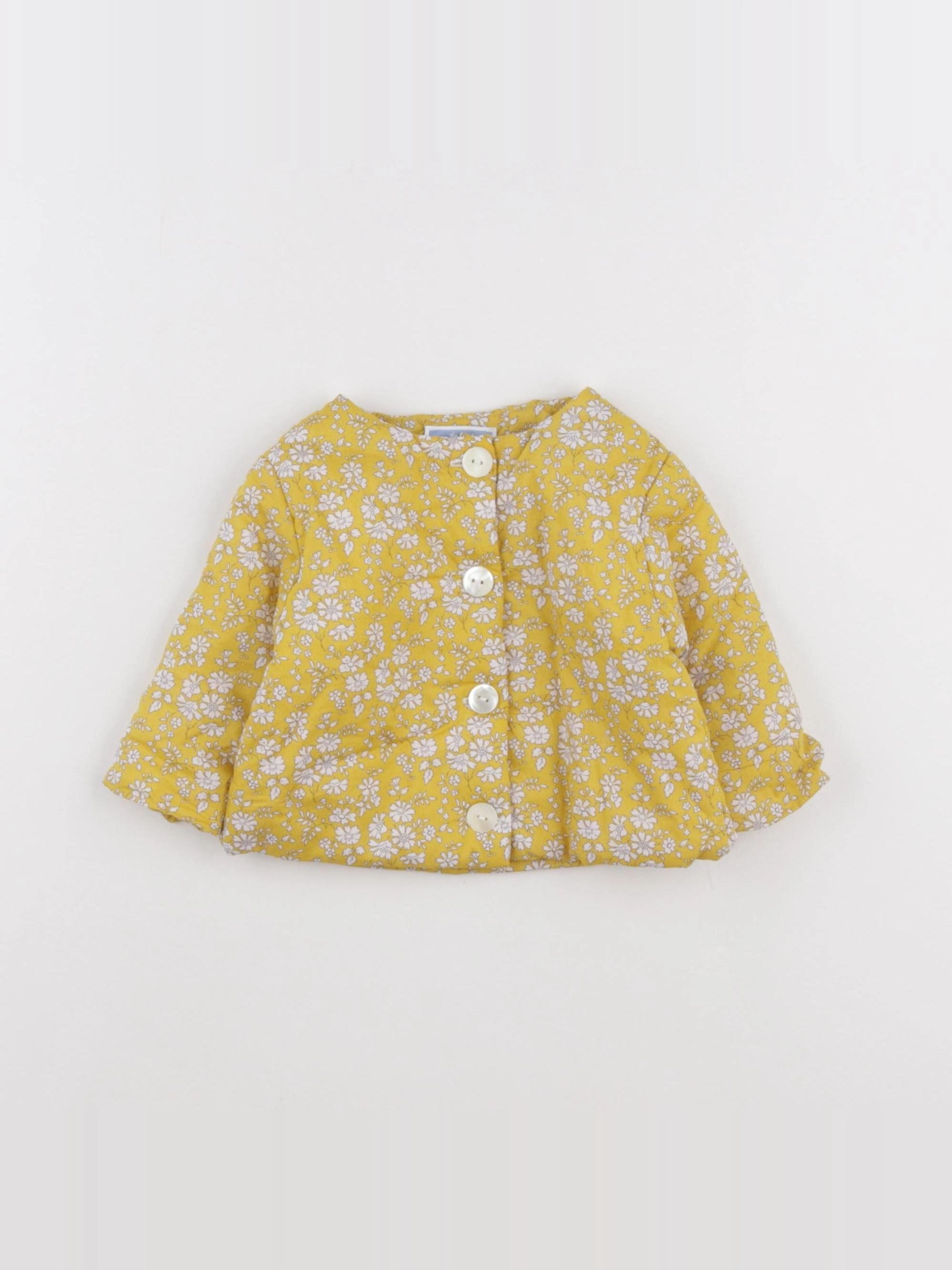 Jacadi - veste jaune - 6 mois