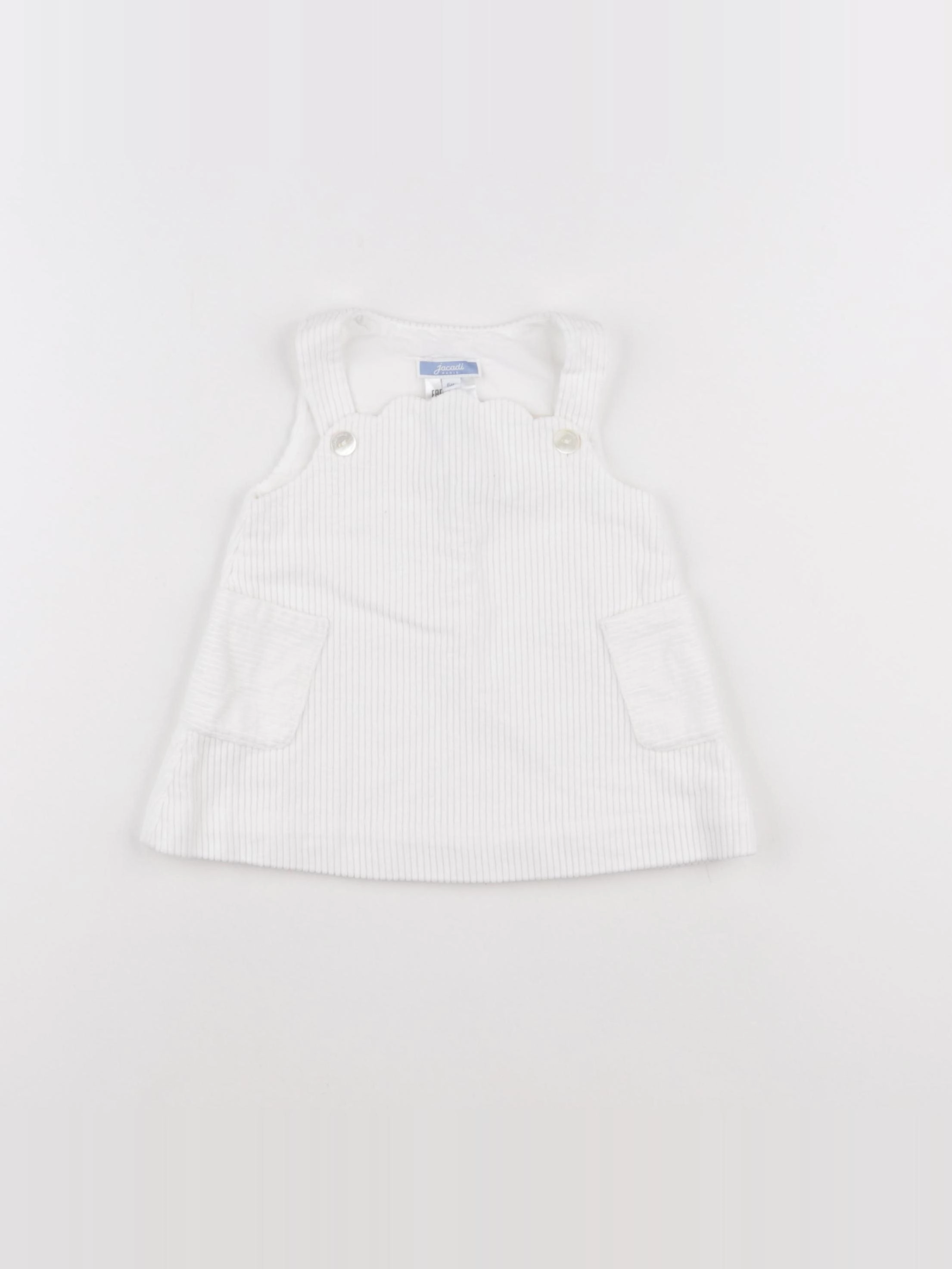 Jacadi - robe blanc - 6 mois