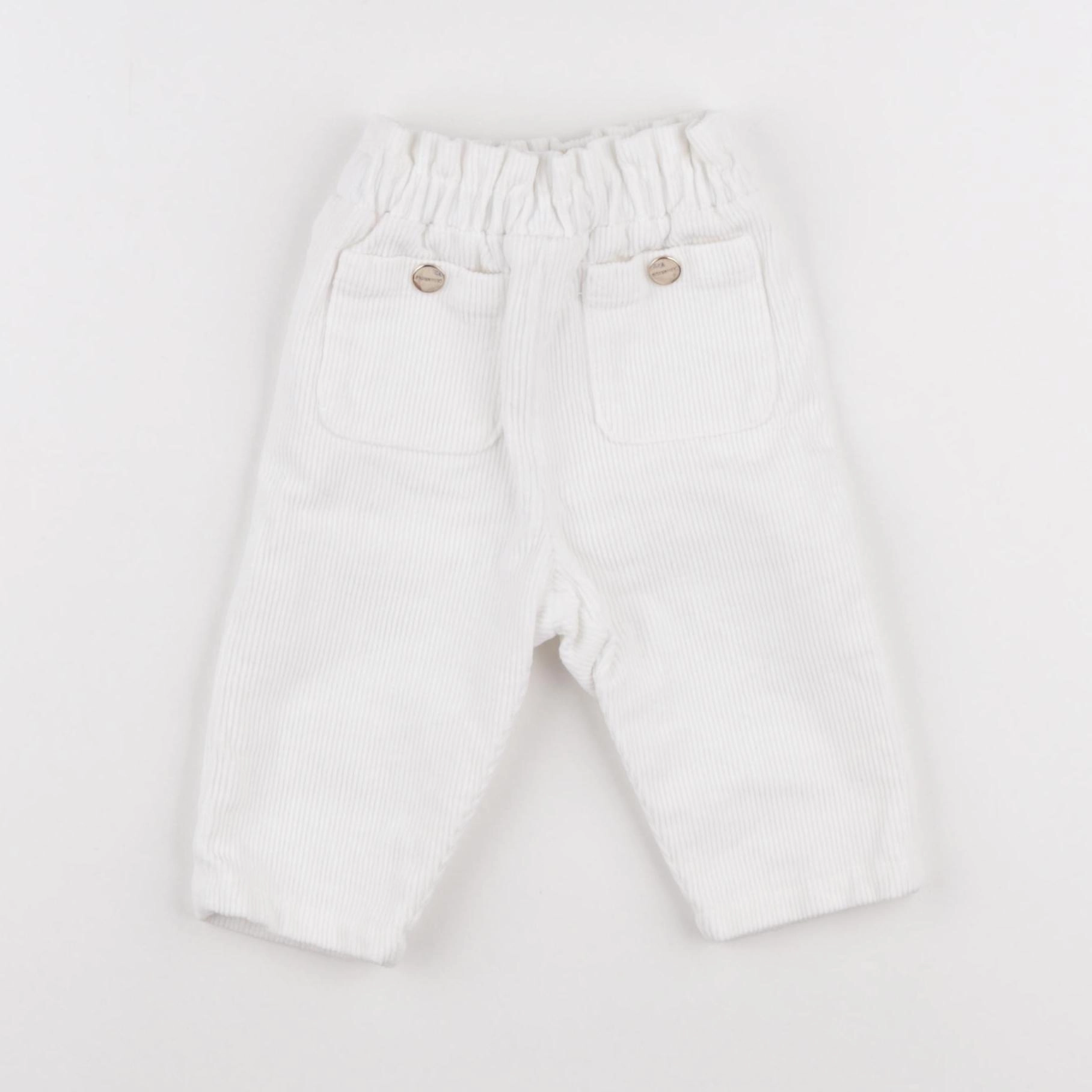 Jacadi - pantalon blanc - 6 mois