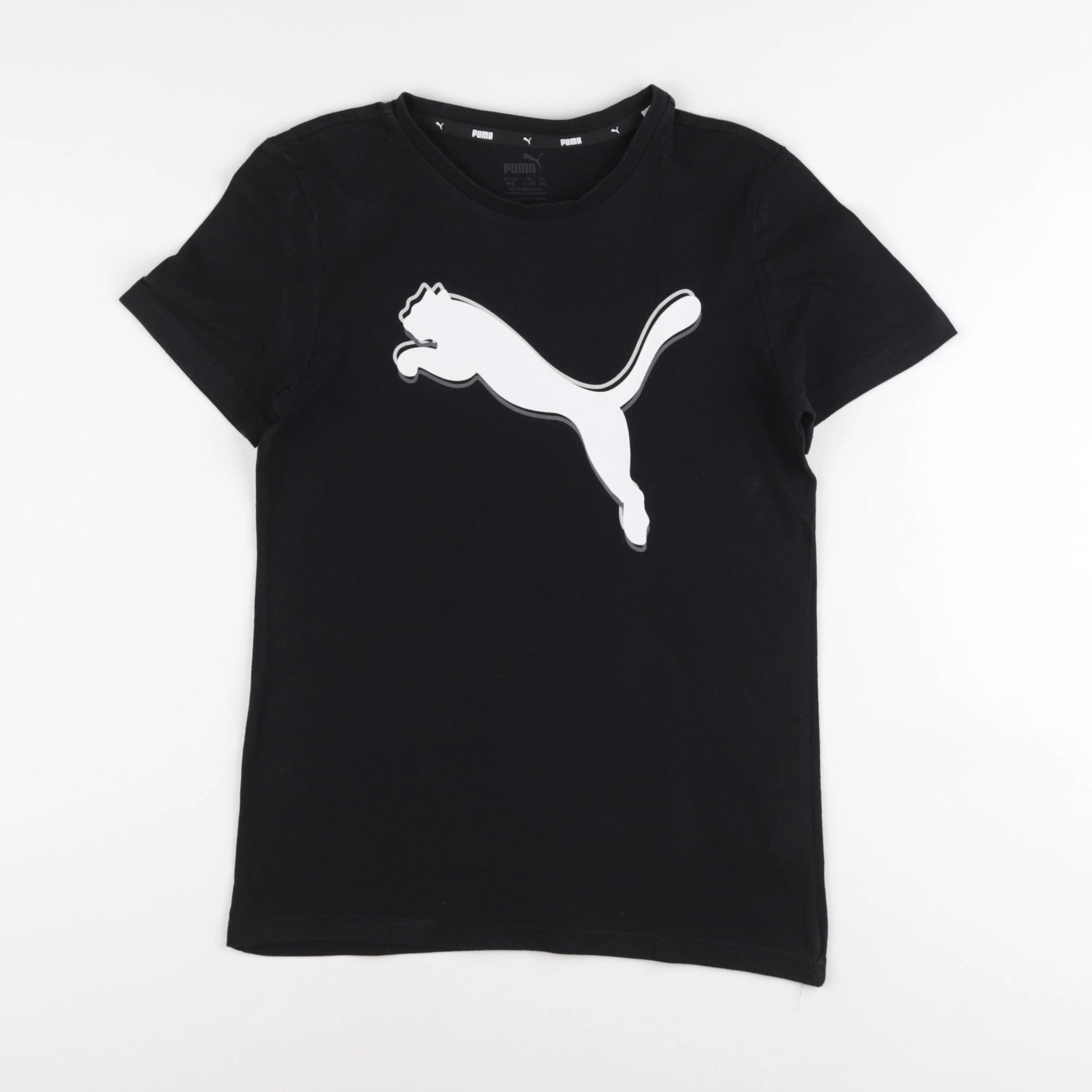 Puma - tee-shirt noir - 11/12 ans