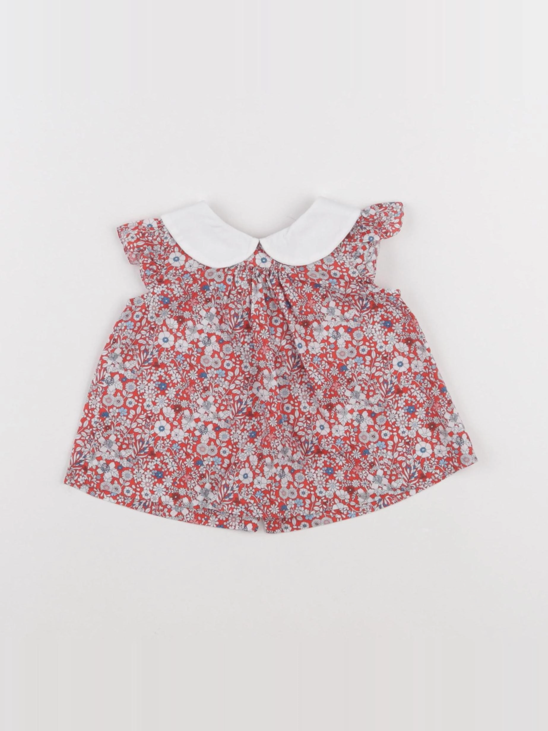 Jacadi - blouse liberty multicolore - 6 mois