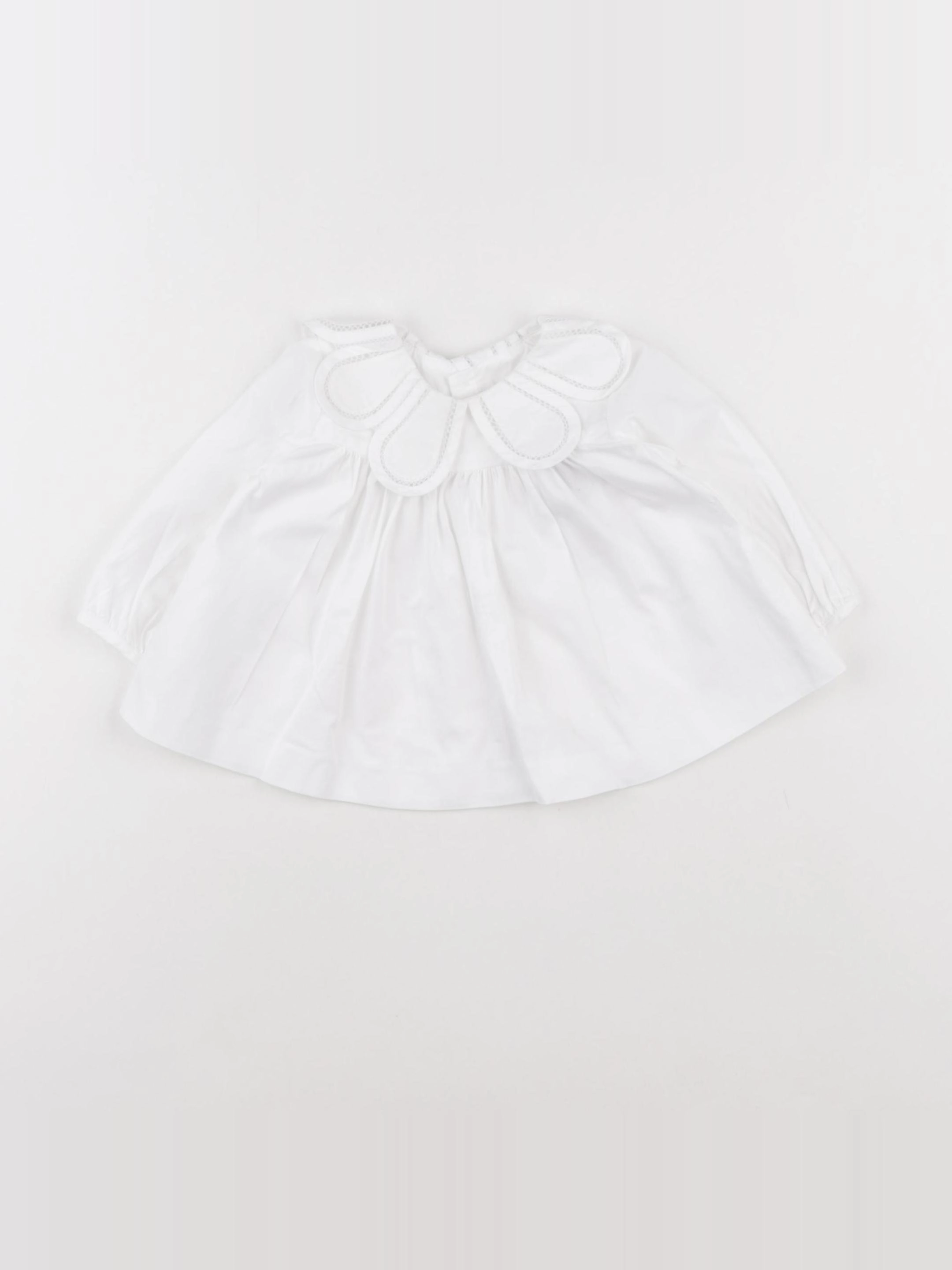Jacadi - blouse blanc - 6 mois