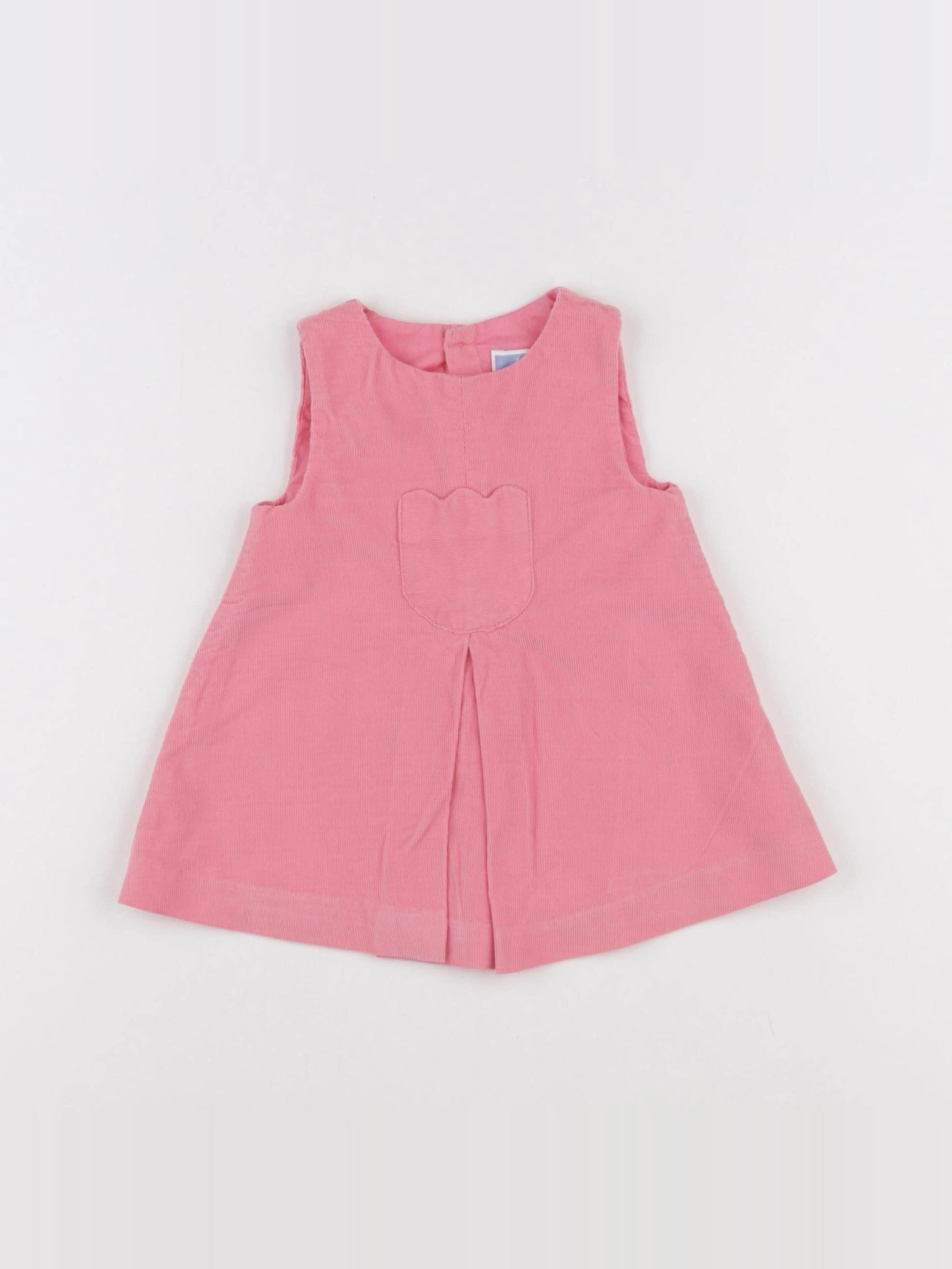 Jacadi - robe rose - 6 mois
