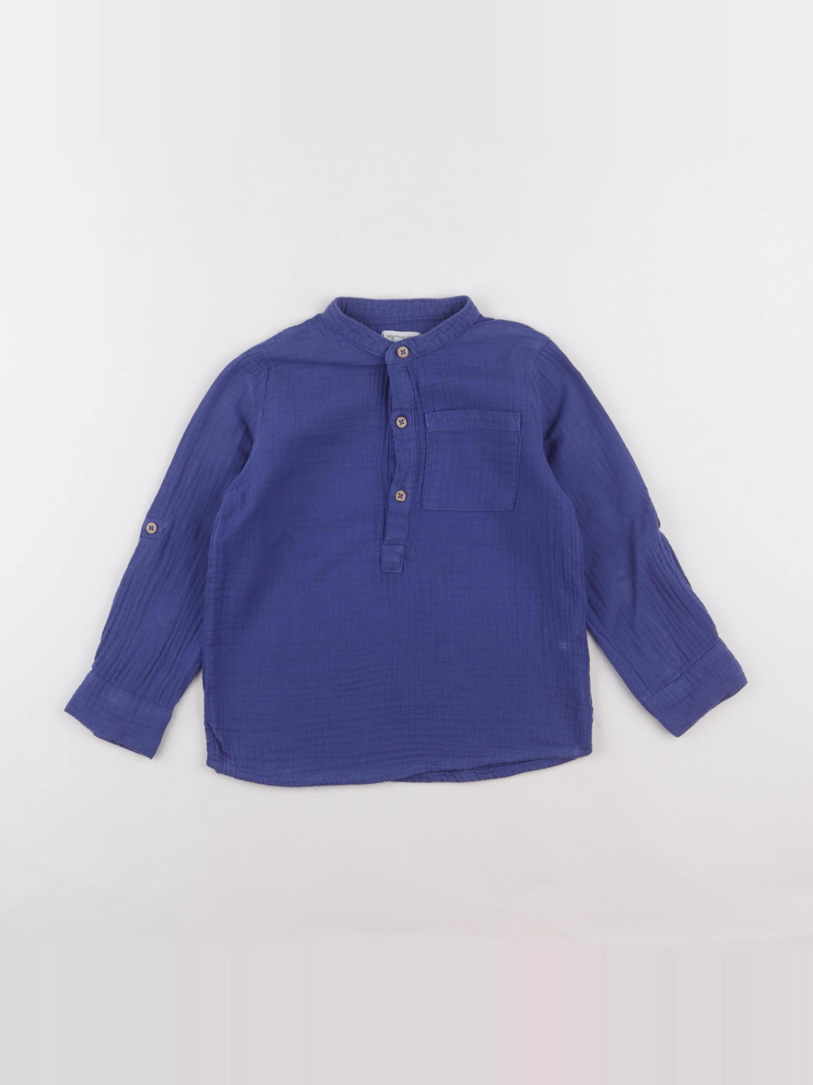 Vertbaudet - blouse bleu - 5 ans