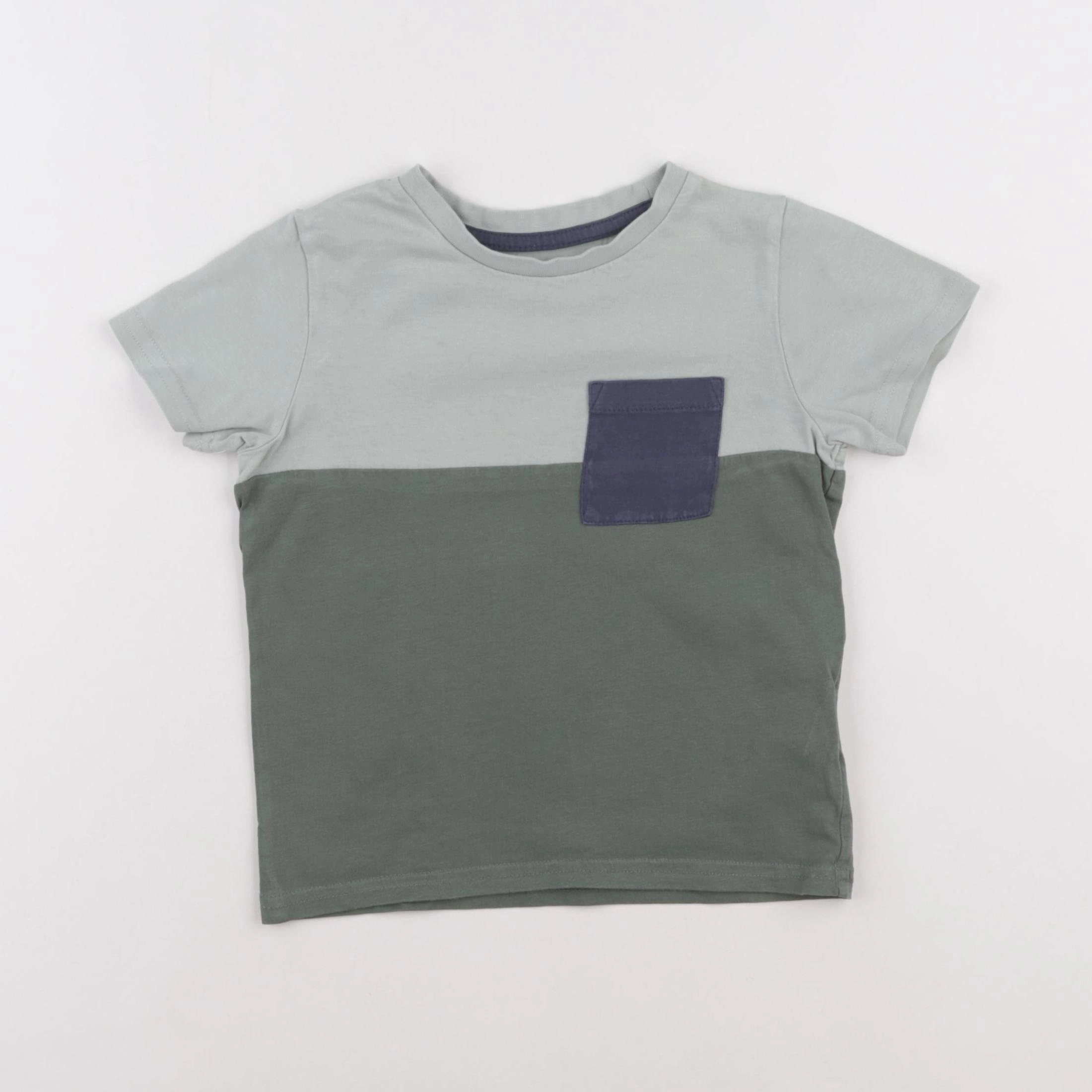 Vertbaudet - tee-shirt vert - 5 ans