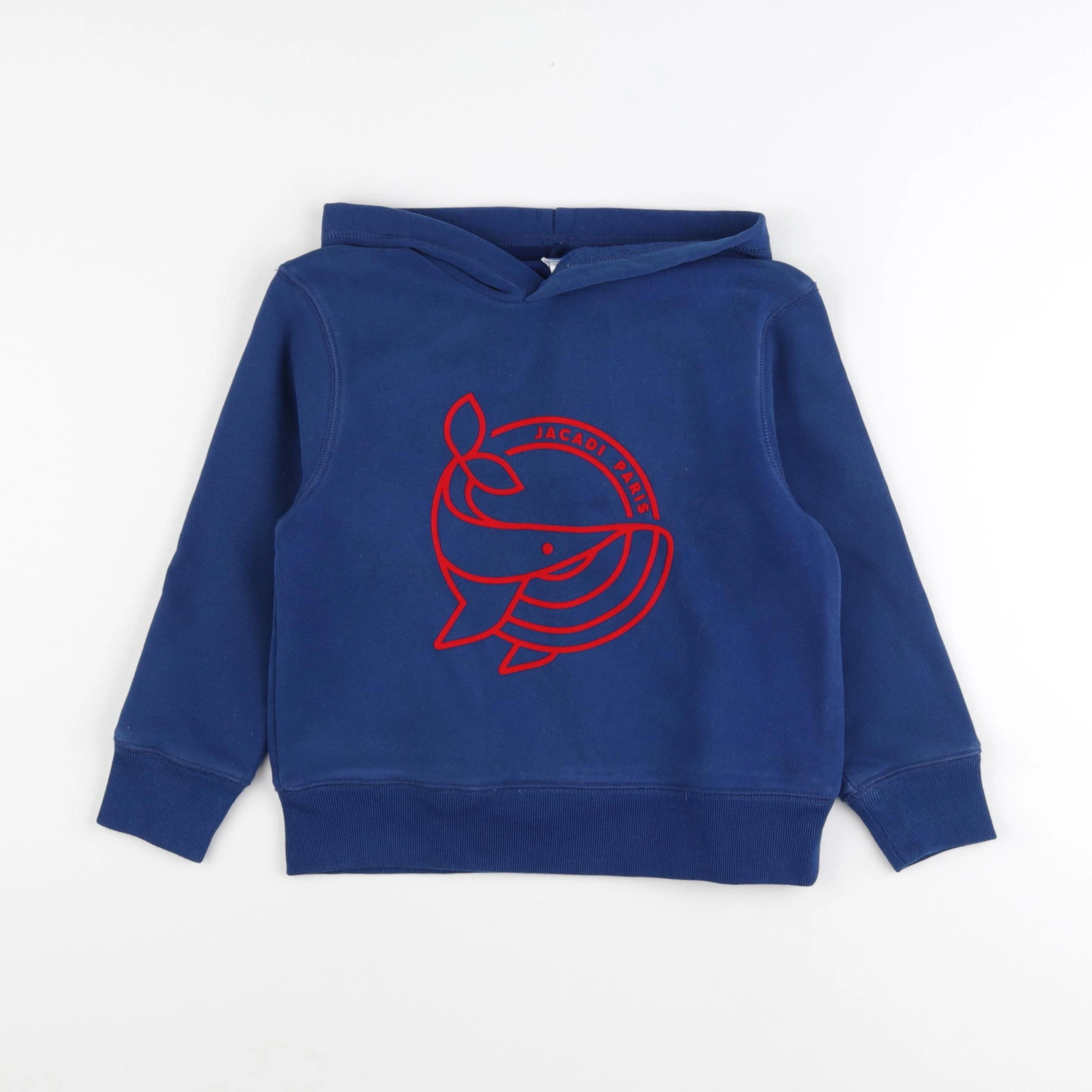 Jacadi - sweat bleu - 6 ans