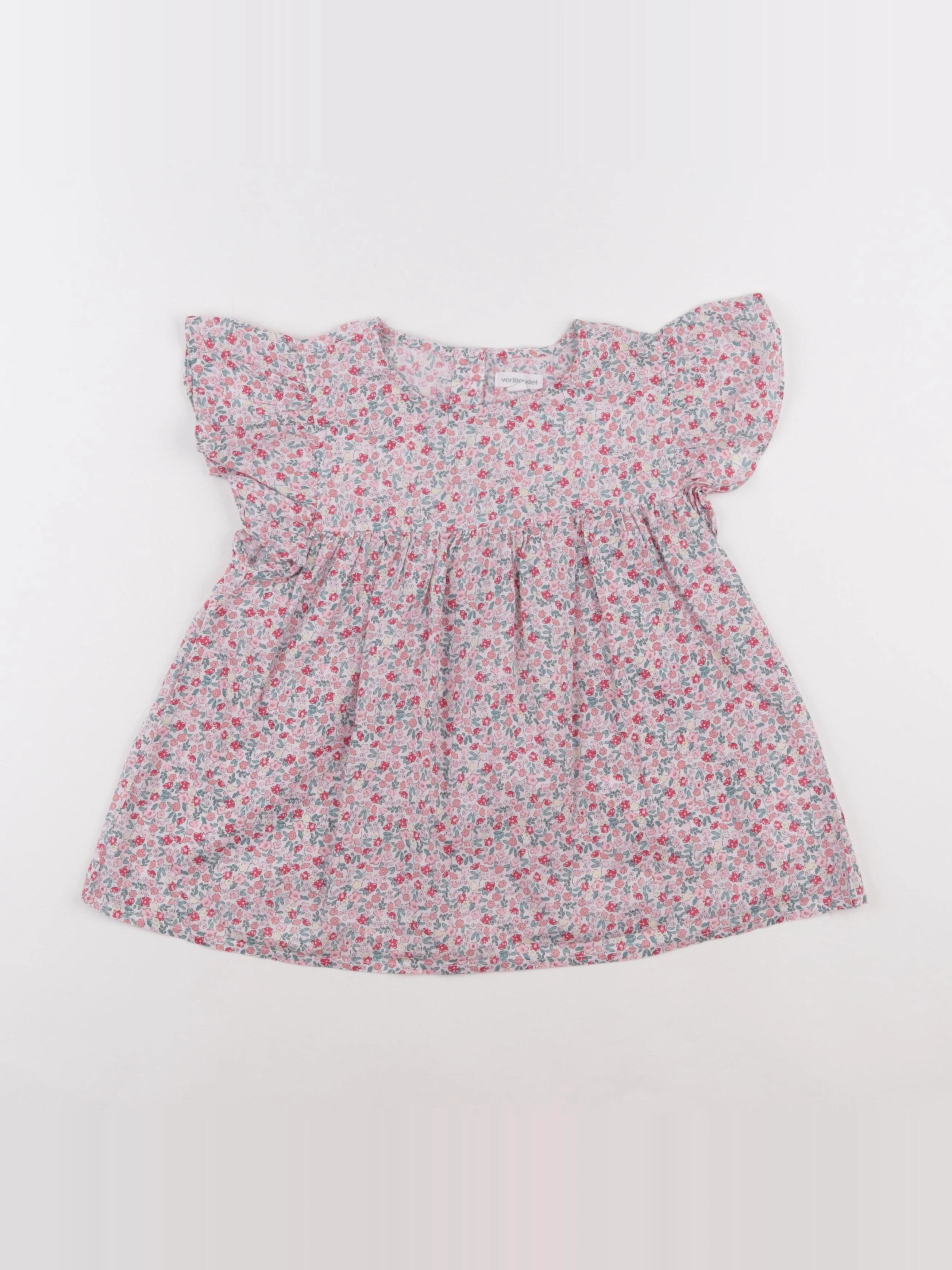 Vertbaudet - blouse multicolore - 8 ans